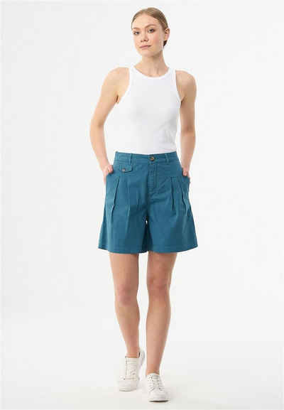 ORGANICATION Shorts Women's Garment Dyed Shorts in Petrol Blue
