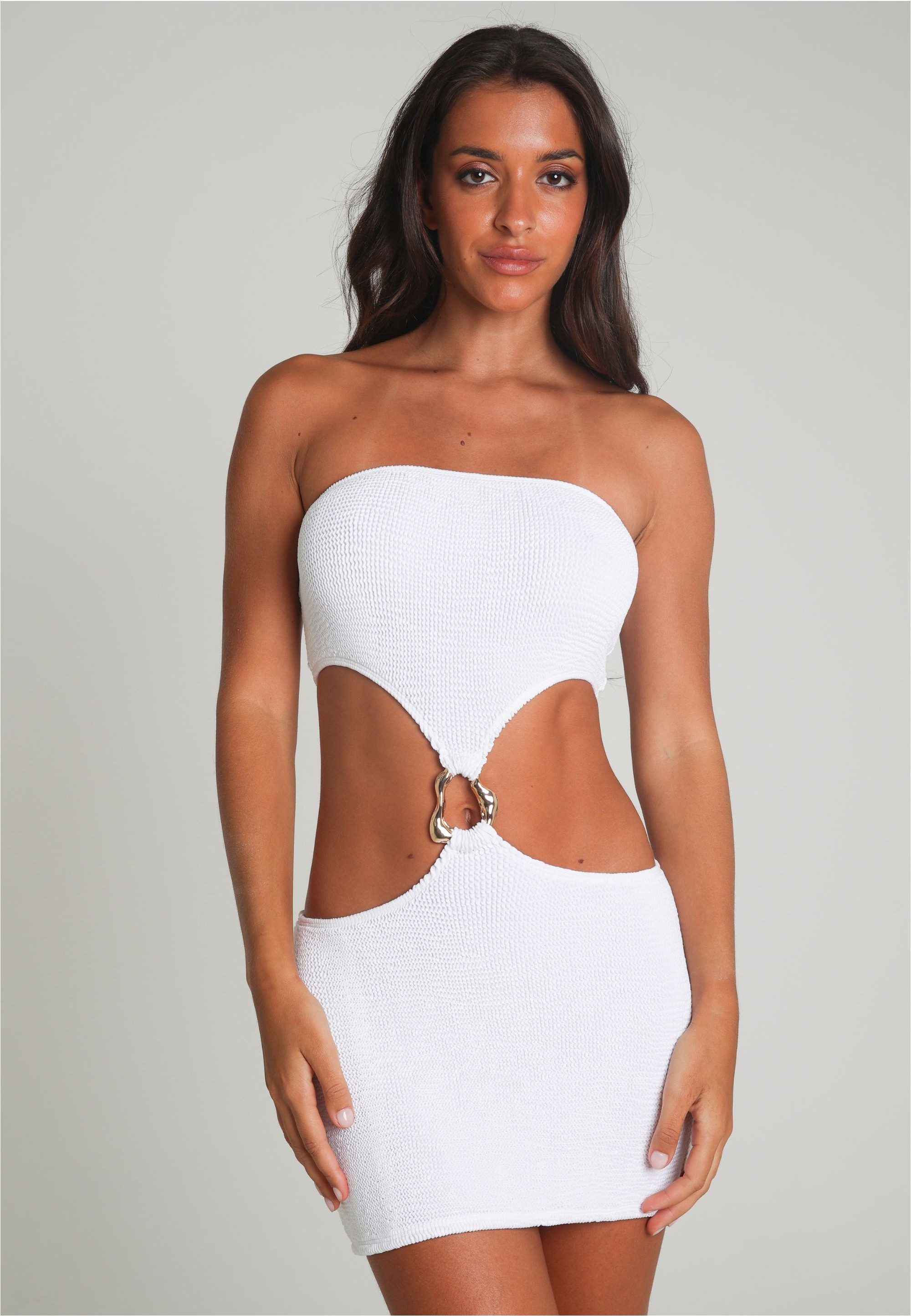 Moda Minx Jerseykleid SCRUNCH Irregular Hoop günstig online kaufen