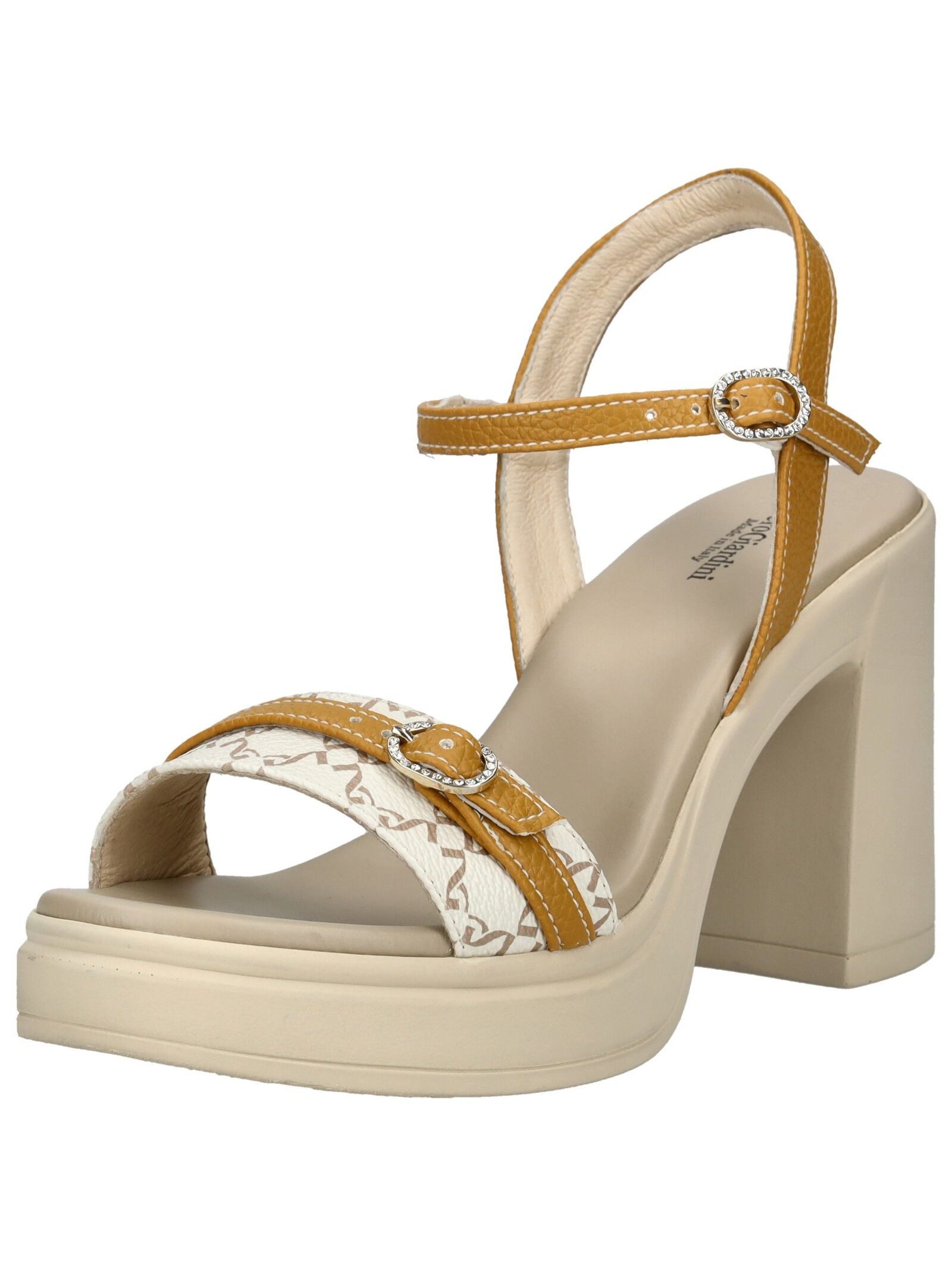 Nero Giardini Sandalen Lederimitat/Textil High-Heel-Sandalette