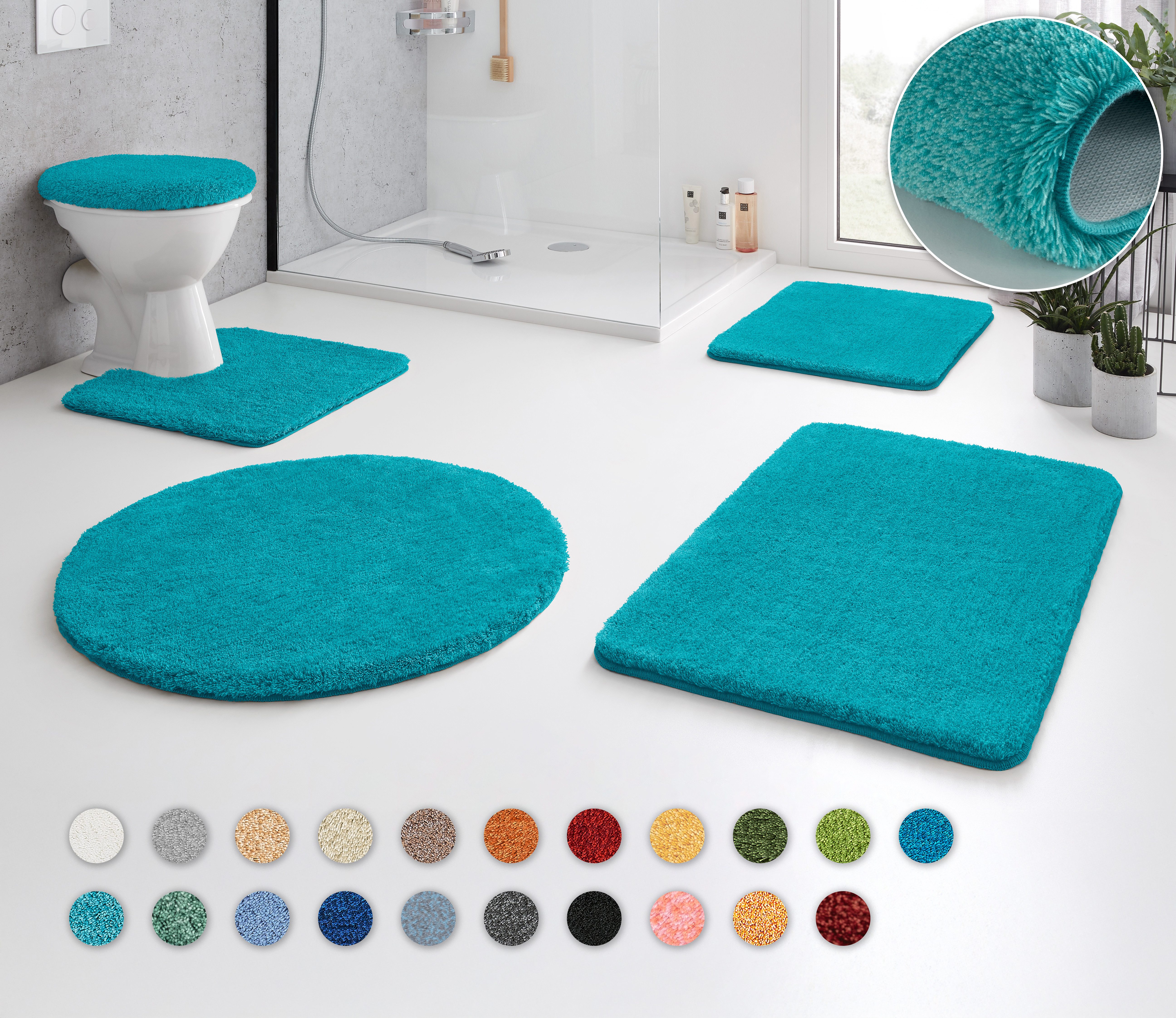 Kleine Wolke Badematte RELAX, Höhe 30 mm, rutschhemmend beschichtet, fußbod günstig online kaufen