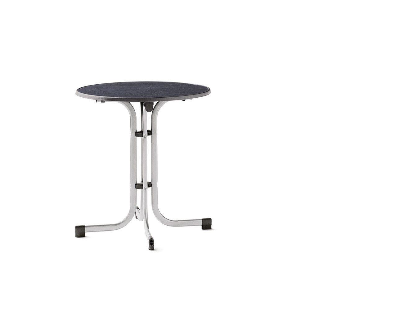 Klapptisch in Schiefer anthrazit, mecalit®-PRO - 72x68cm (HxD)