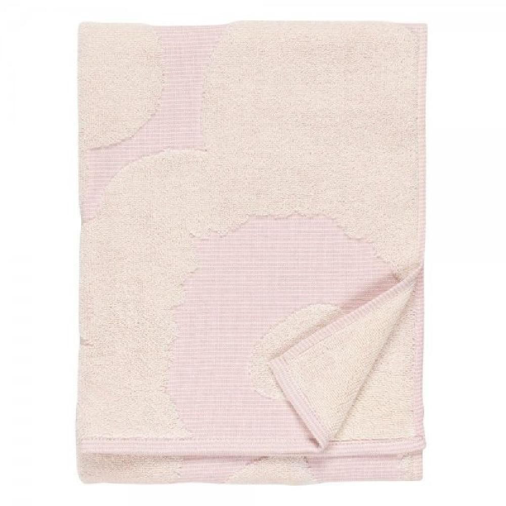 Marimekko Банные полотенца Handtuch Unikko Off White / Light Pink (50x70cm)