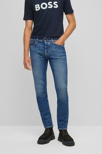 BC-C BOSS BOSS Taber Regular-fit-Jeans Label mit ORANGE HUGO