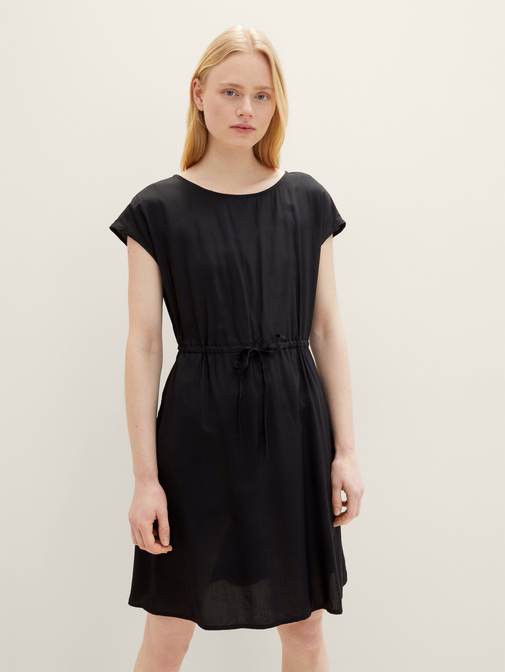 TOM TAILOR Denim Jerseykleid Basic Kleid Black