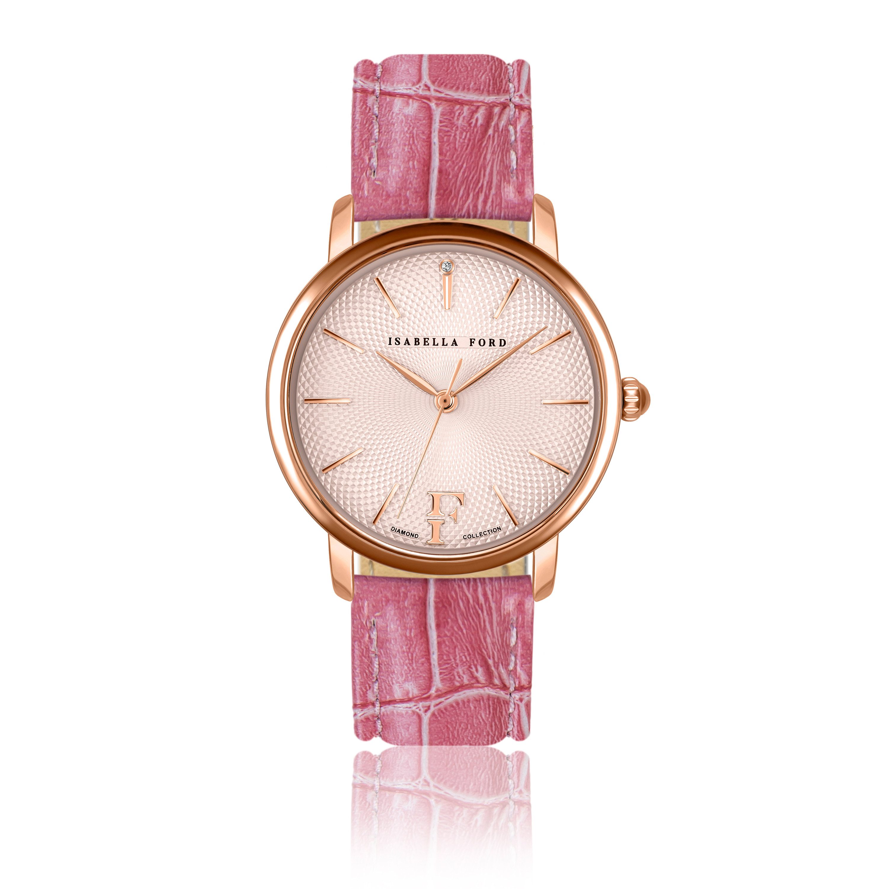 ISABELLA FORD Quarzuhr FA2-S118R Juliet Pink Leather
