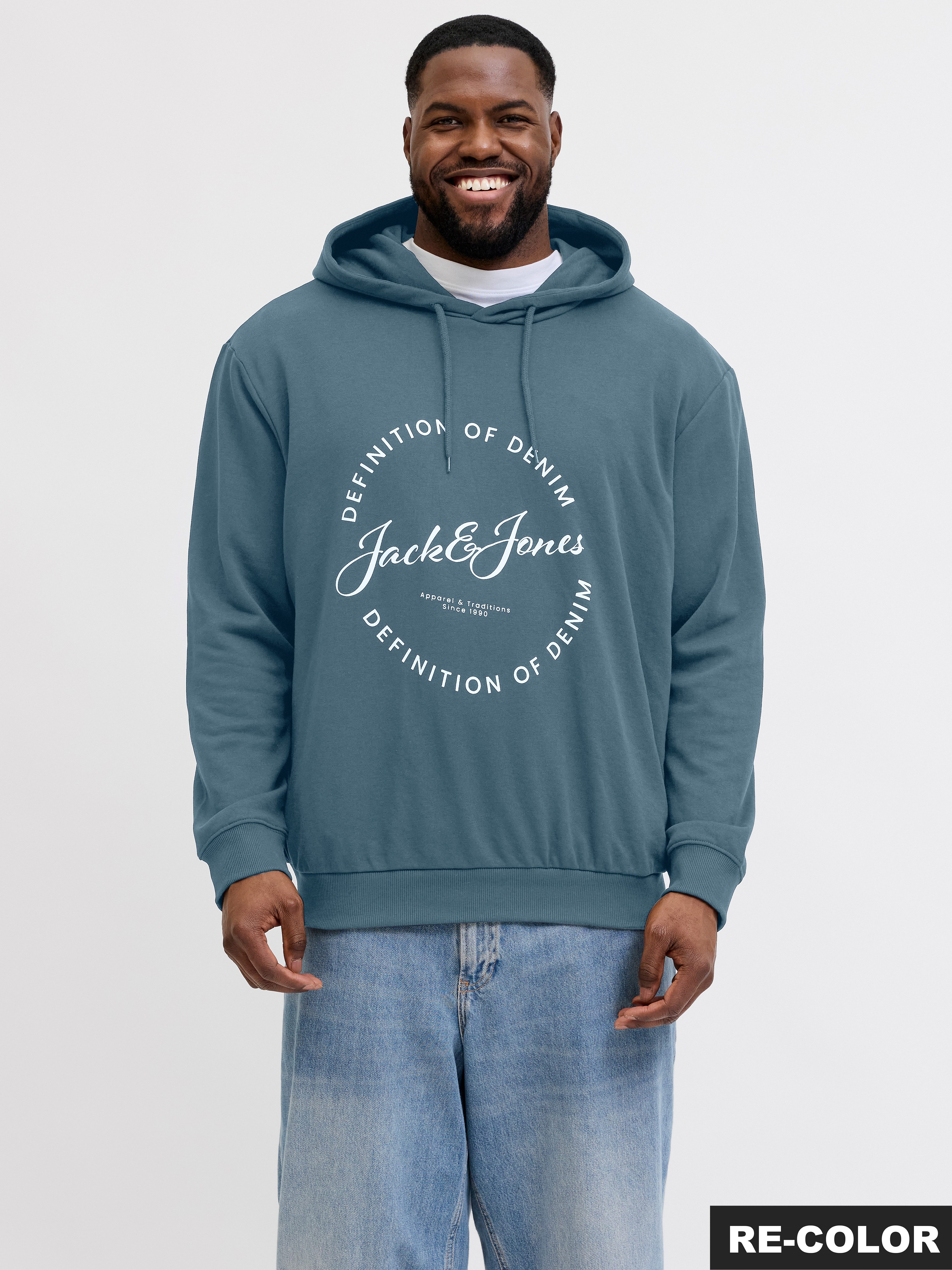 Jack & Jones PlusSize Kapuzensweatshirt JJGRAYSON SWEAT HOOD PLS günstig online kaufen