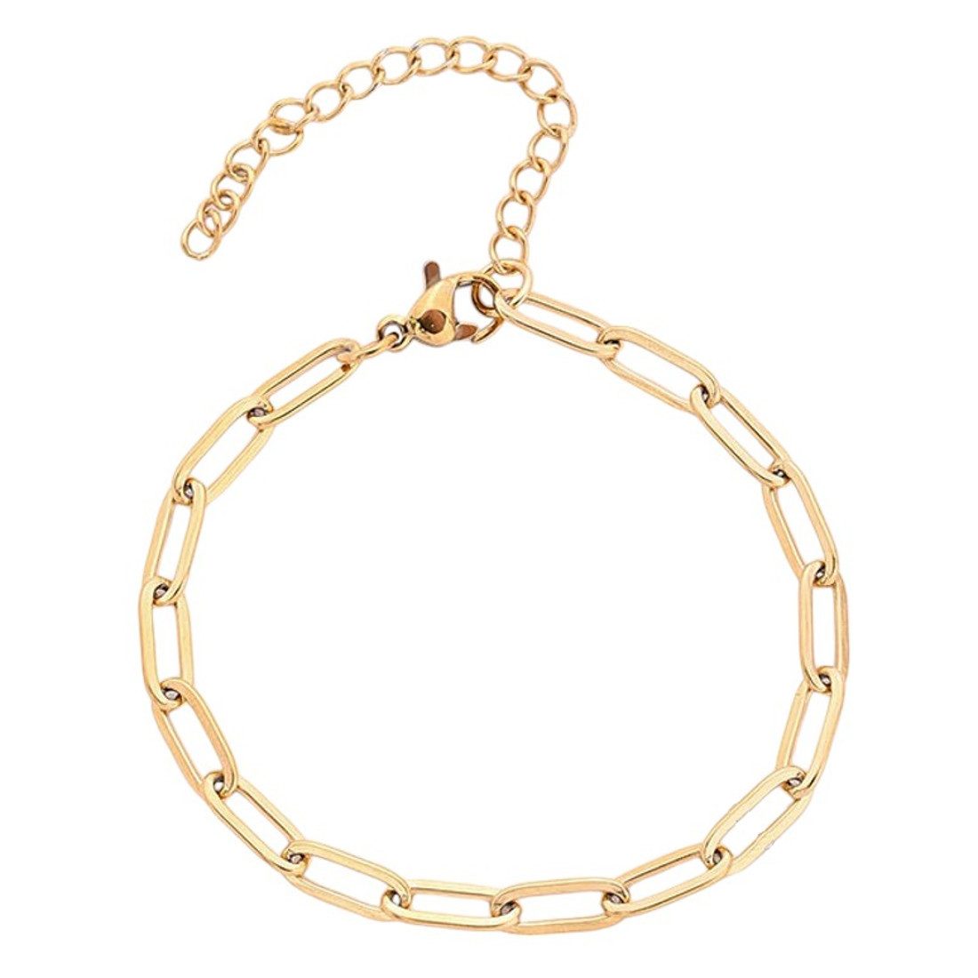 KARMA Edelstahlarmband Silber oder Gold Gliederarmband Damen Damenarmband M günstig online kaufen