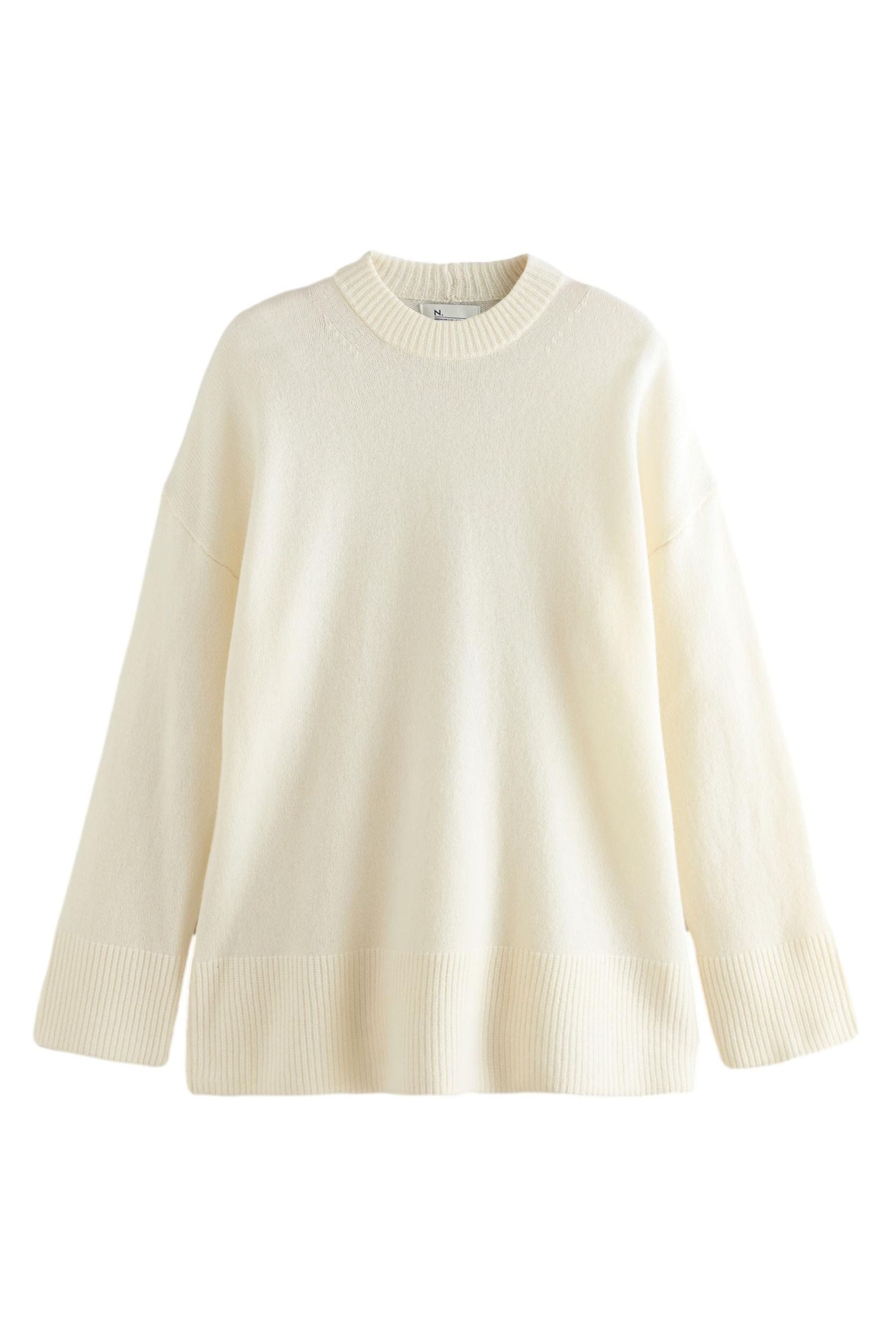 Next Rundhalspullover Premium Pullover mit Rundhalsausschnitt aus Wolle (1-tlg)