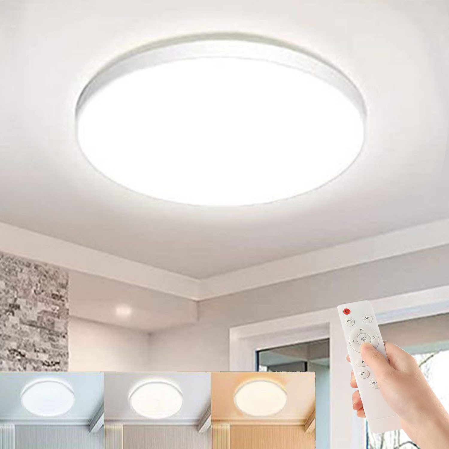 oyajia Deckenleuchte Ultra Dünn LED Deckenlampe, günstig online kaufen