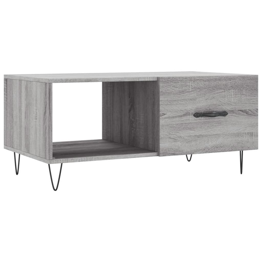 Couchtisch Couchtisch Grau Sonoma 90x50x40 cm Holzwerkstoff