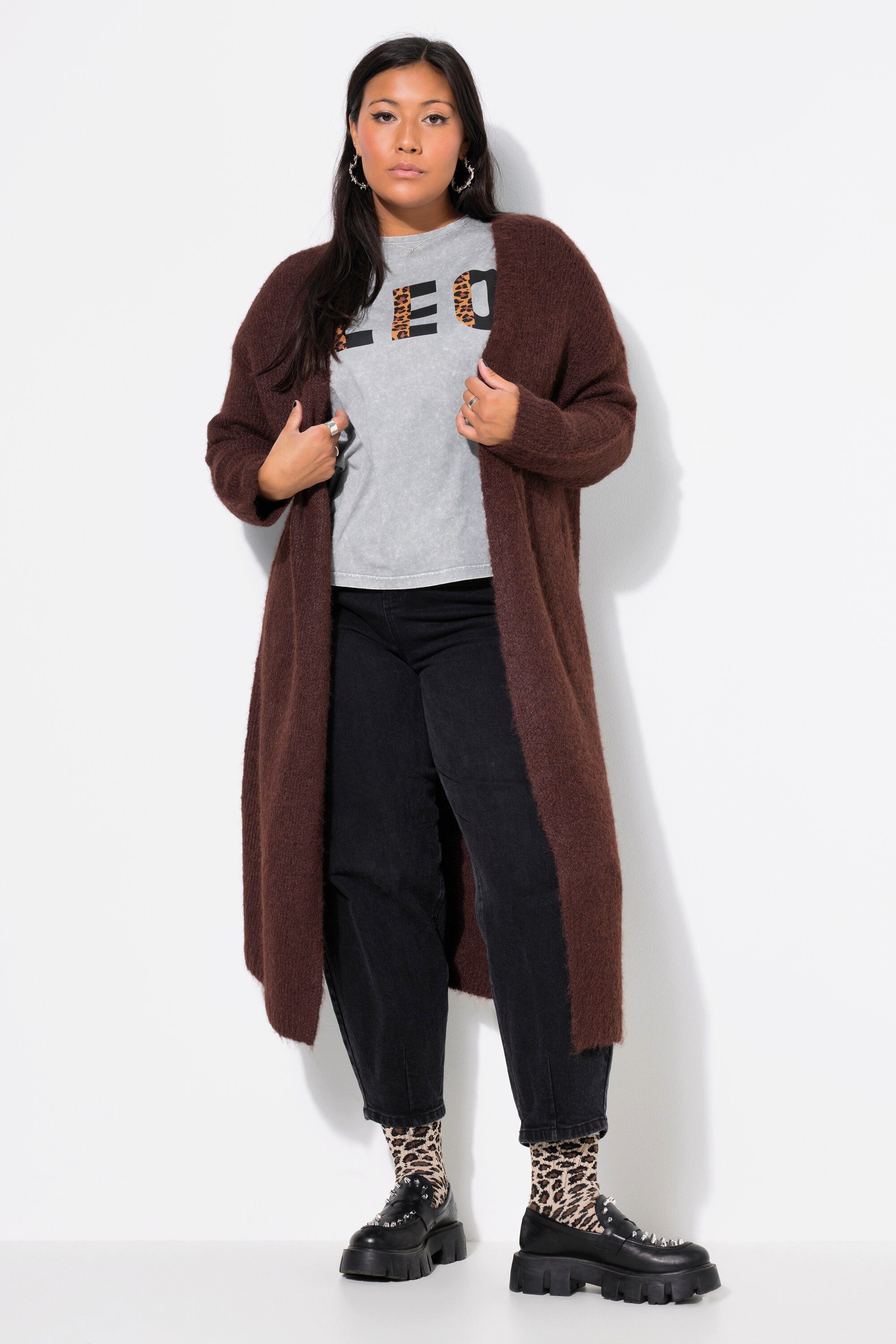 Studio Untold Strickjacke Long-Strickjacke oversized offene günstig online kaufen