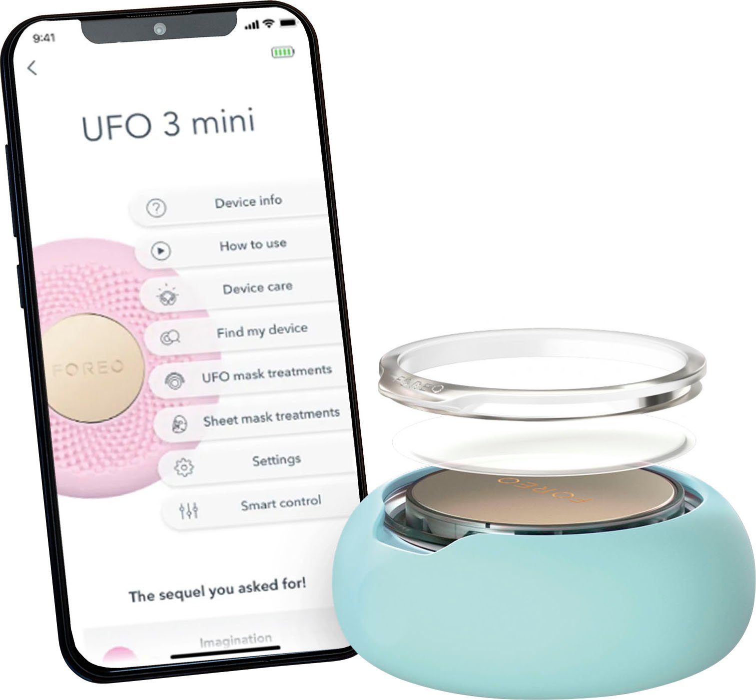 mini UFO™ Blue Arctic Kosmetikbehandlungsgerät 3 FOREO