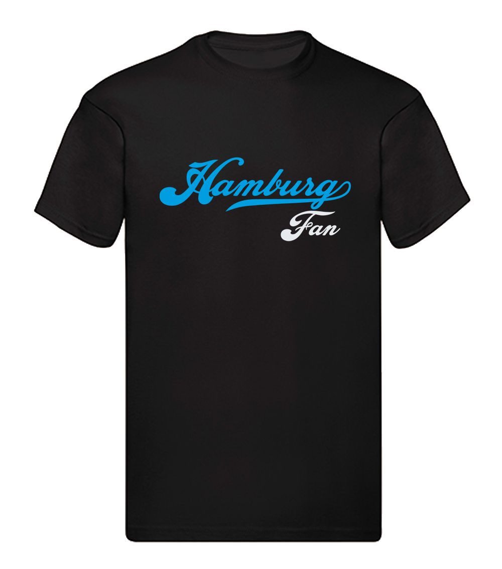 G-graphics T-Shirt Hamburg Fan (1-tlg) Herren T-Shirt mit einem Motiv für den echten Fan
