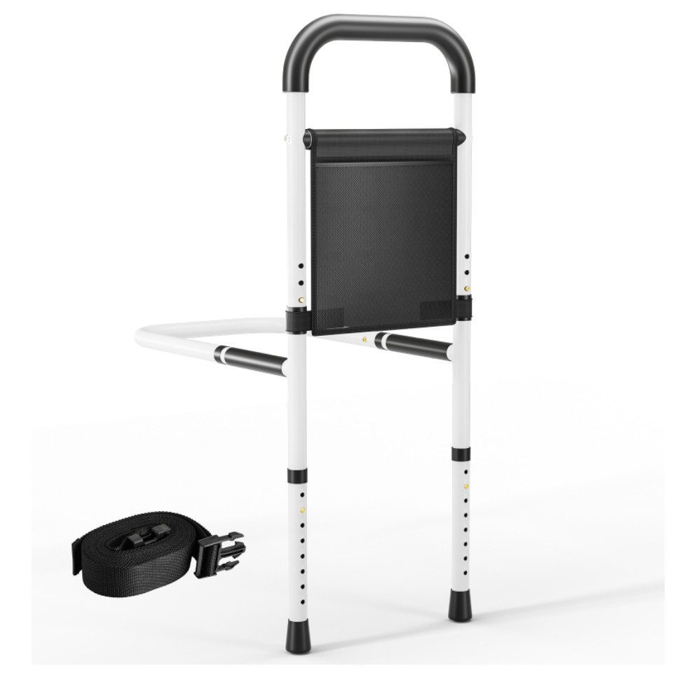 TLGREEN Bett - Aufstehhilfe Bettgriff,Ohne Bohren,Tragfähigkeit 150 kg, belastbar bis 150 kg, 340cm Fester Gürtel,höhenverstellbar