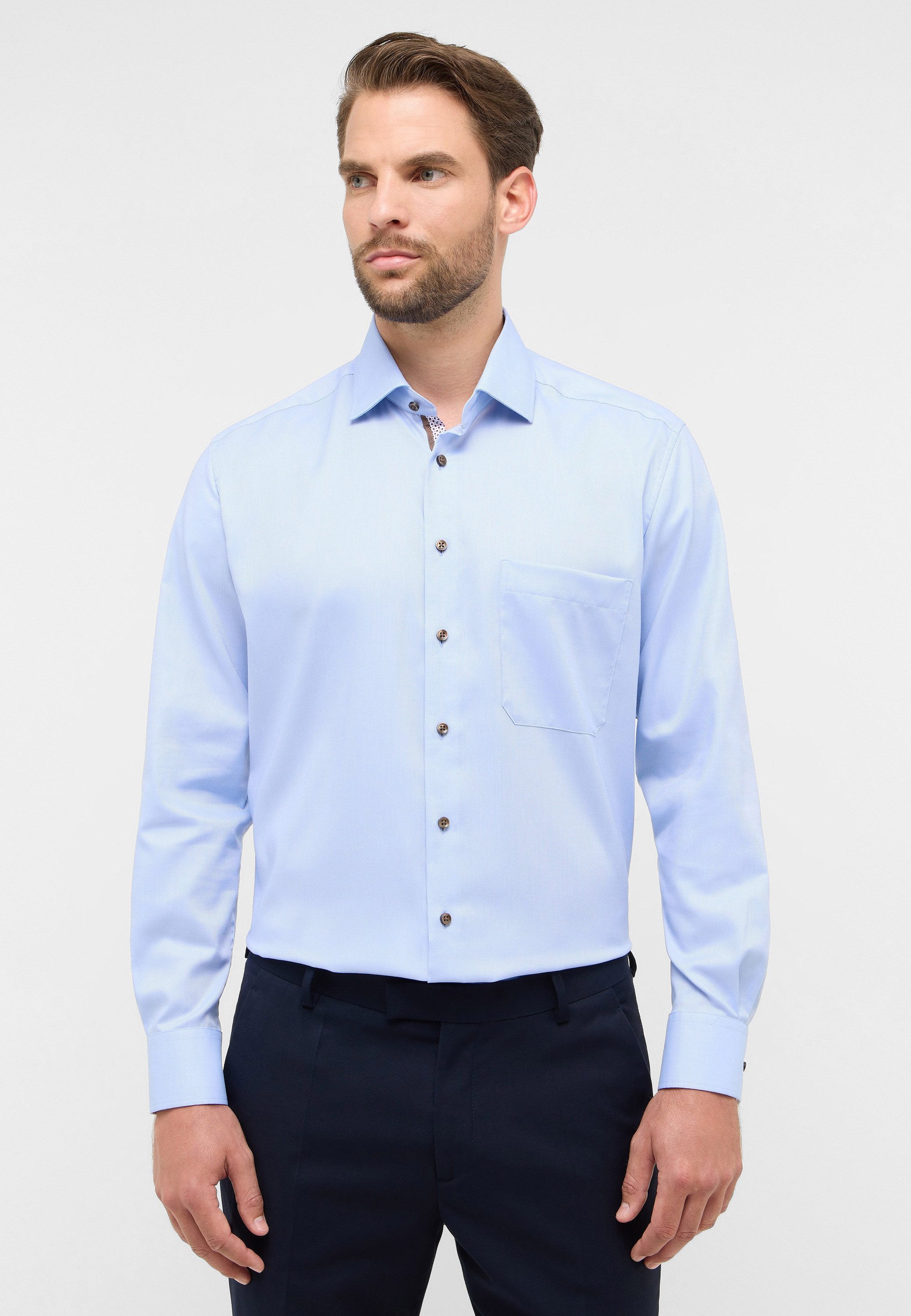 Eterna Langarmhemd COMFORT FIT NON IRON günstig online kaufen