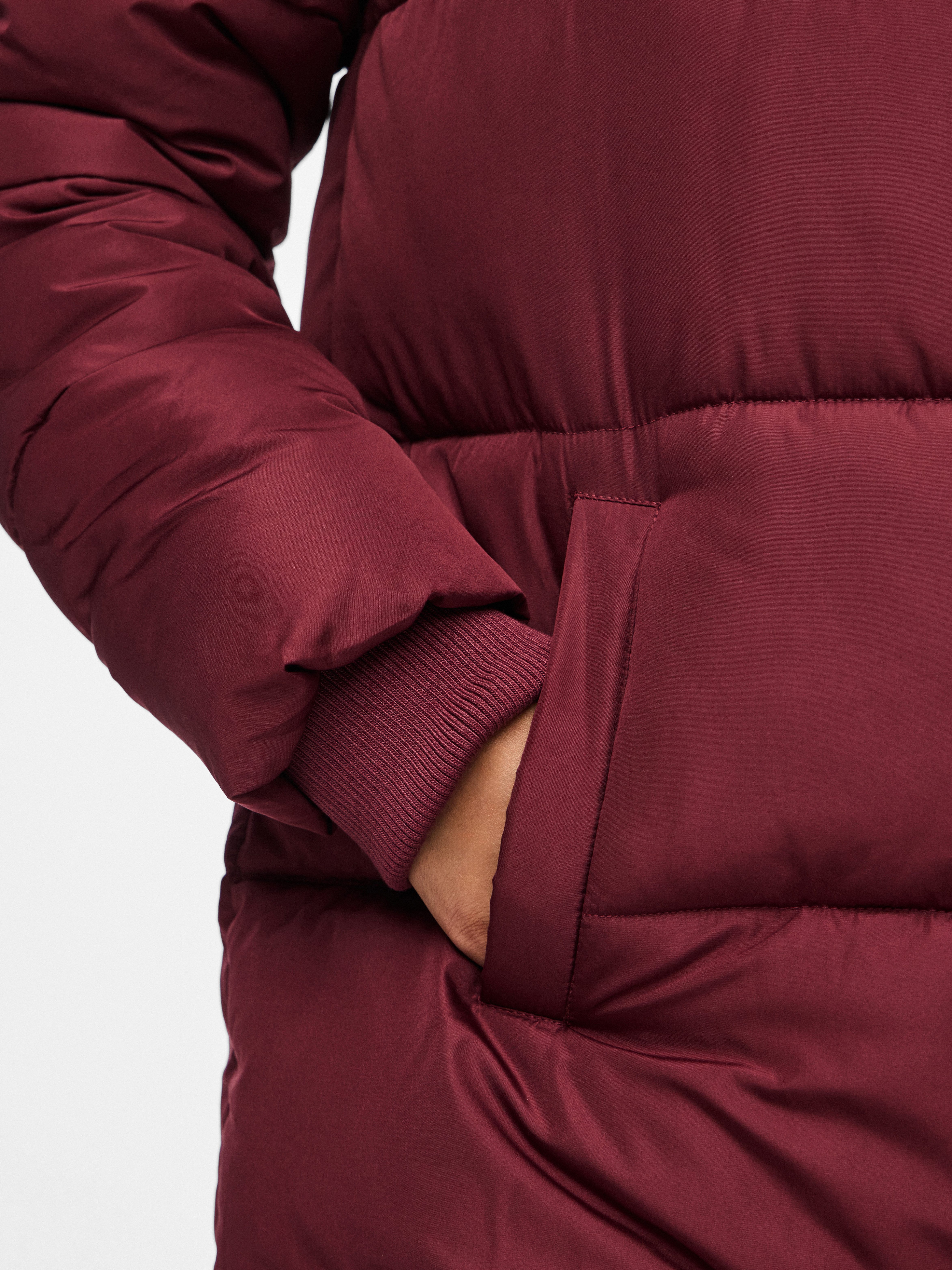 pieces Steppmantel PCBEE NEW LONG PUFFER JACKET NOOS BC Kunstfaser