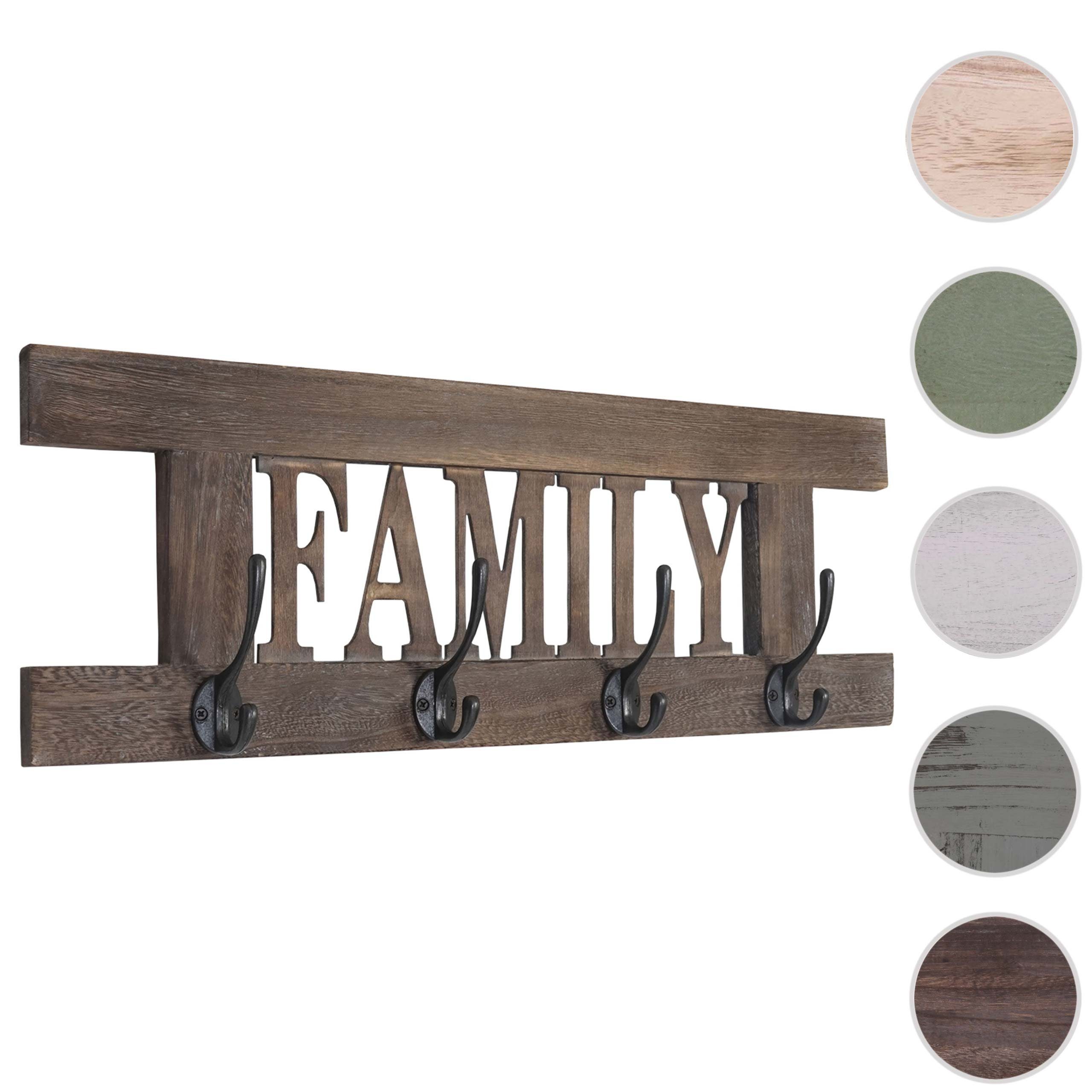 MCW Garderobenpaneel Familie-MCW-C60, Shabby-Look, Kleiderhaken individuell günstig online kaufen