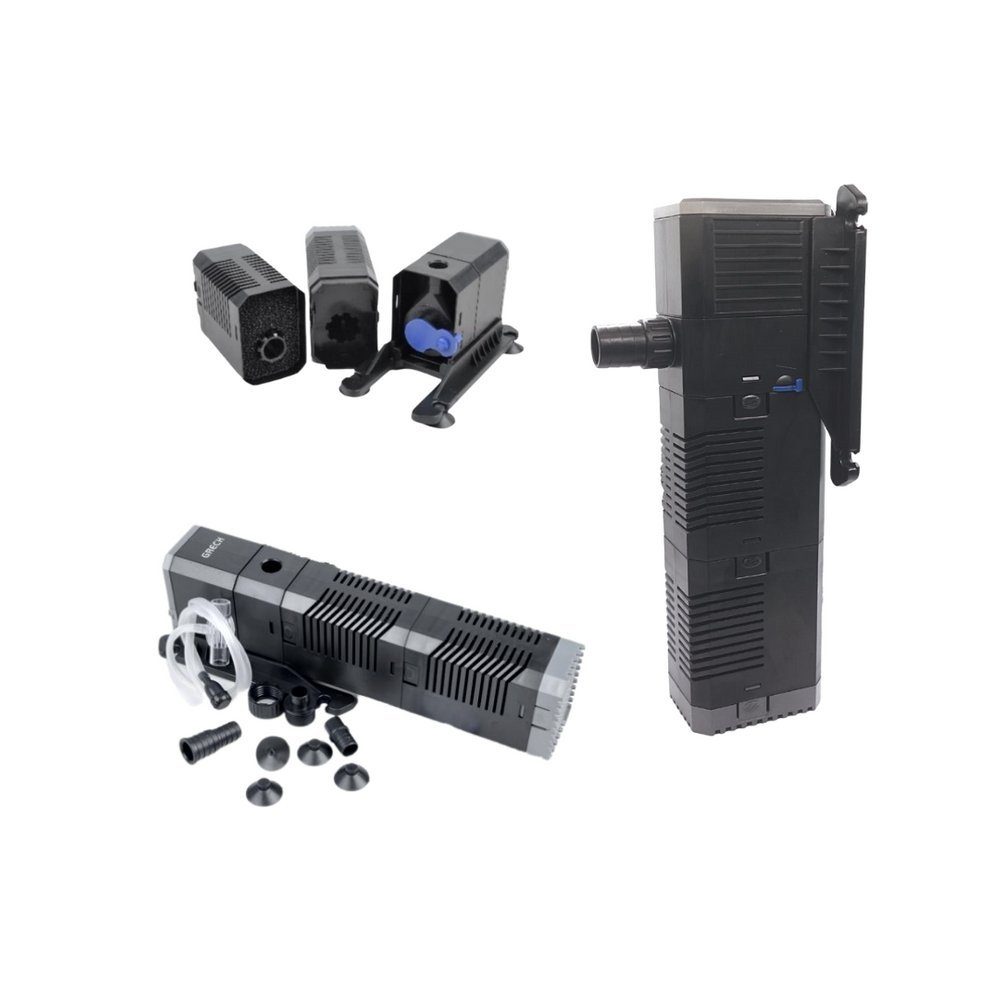 Aquaone Aquariumfilter CHJ-1502 Aquarium Innenfilter 1500 L/h bis 500l Aquarien