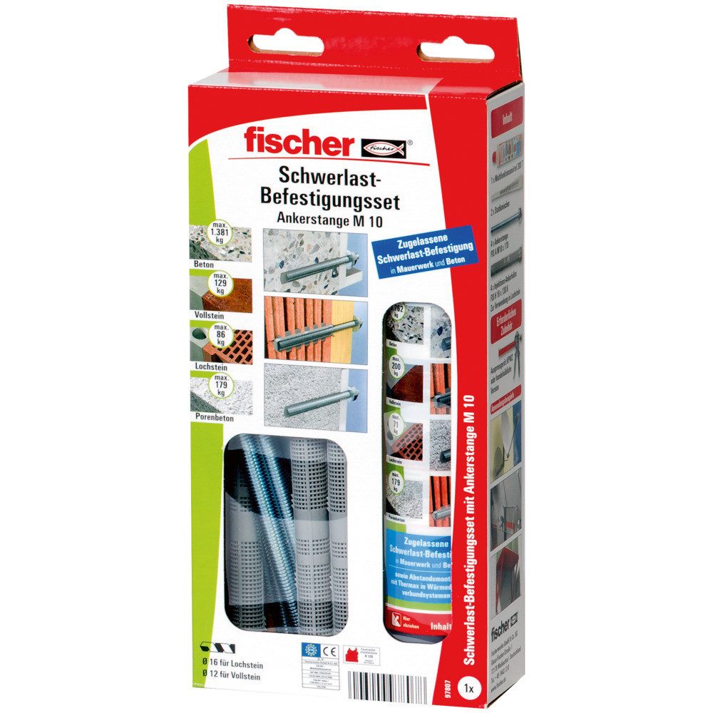 fischer Schrauben- und Дюбель-Set Fischer Schwerlastbefestigung-Set M10 x 170 mm
