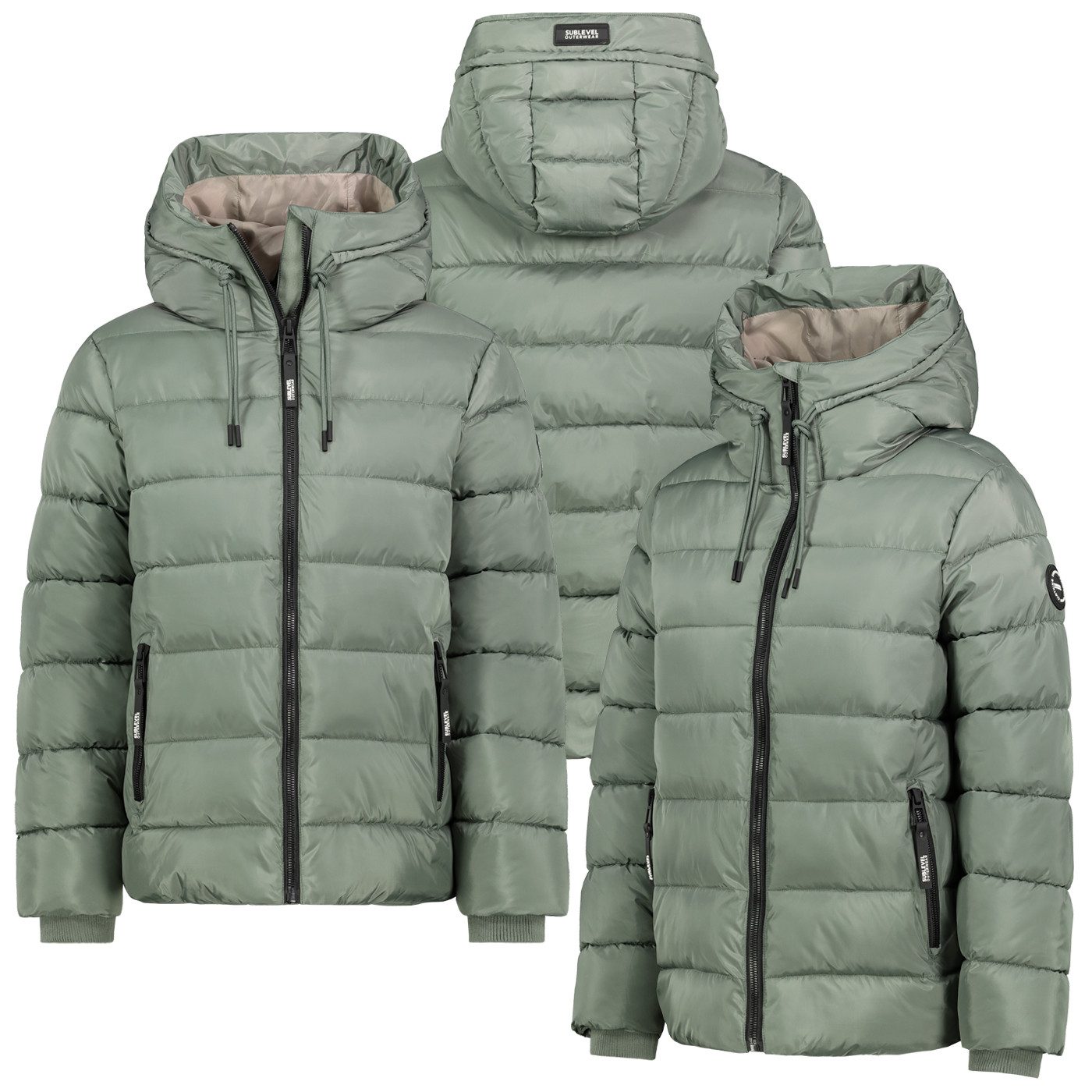 SUBLEVEL Steppjacke Winter Jacke Mantel Parka günstig online kaufen