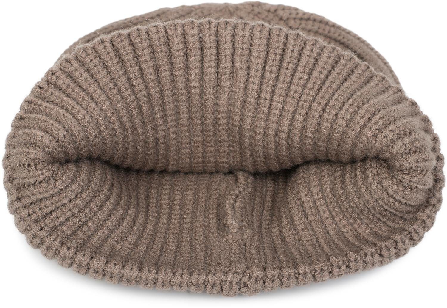 styleBREAKER Strickmütze Feinstrick Beanie Mütze mit günstig online kaufen