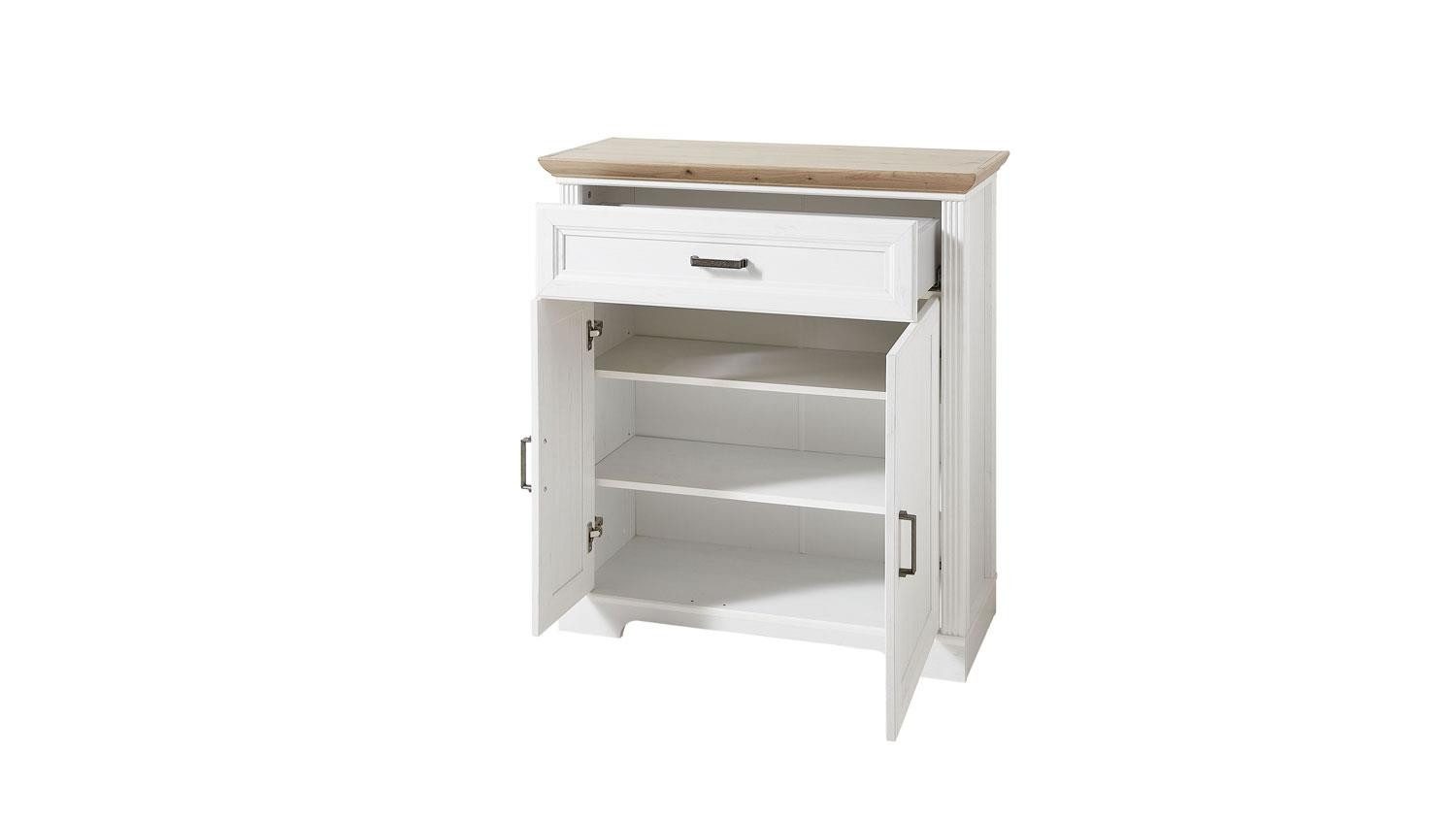 Innostyle Schuhschrank Schuhschrank Jasmin Pinie hell und Artisan Eiche 93x102 cm