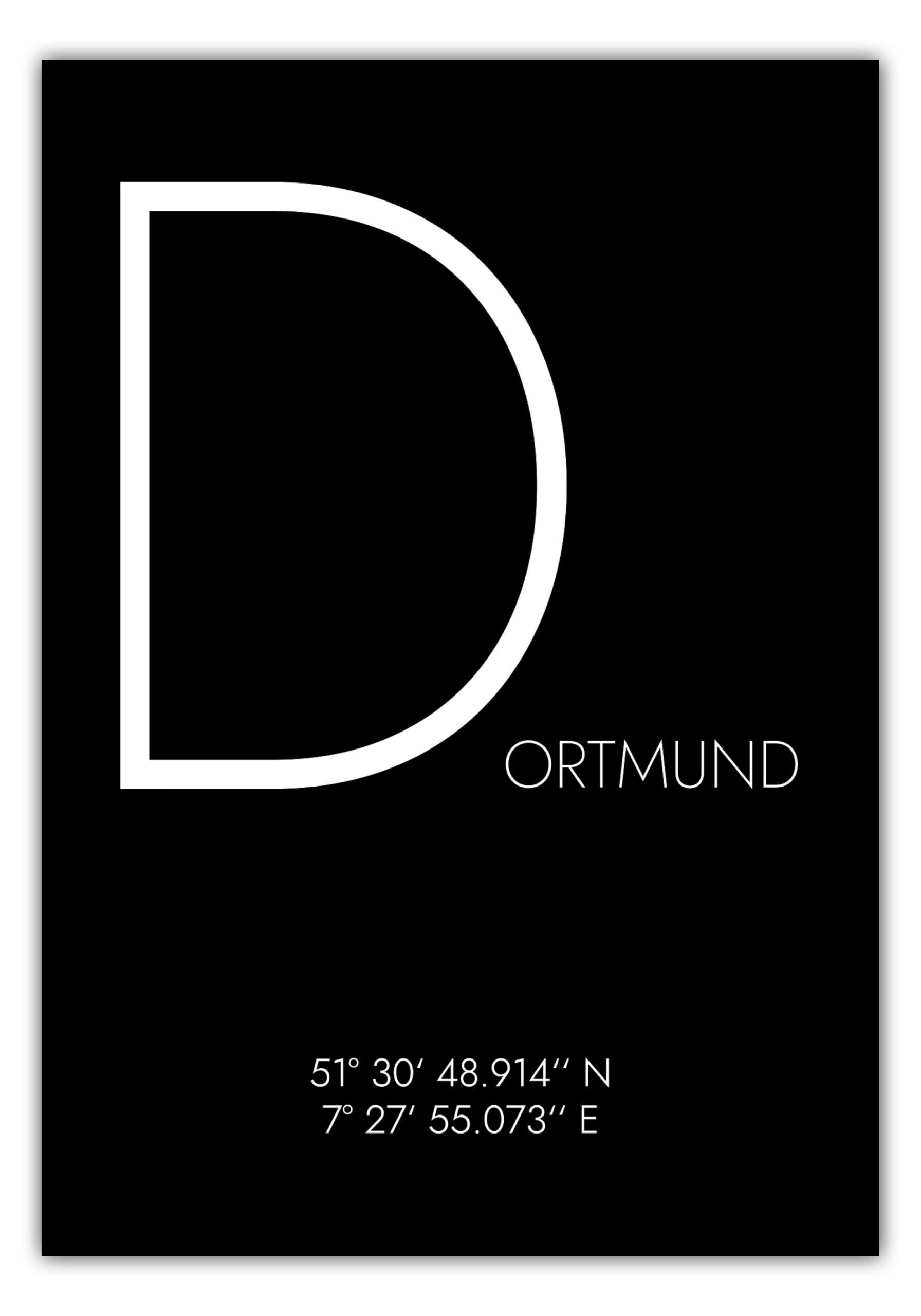 MOTIVISSO Poster Dortmund Koordinaten #4