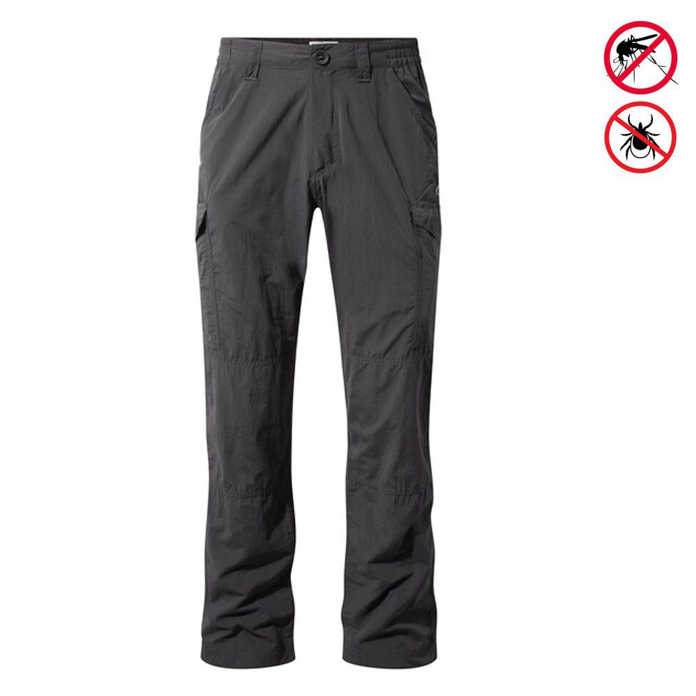 Craghoppers Trainingstights Craghoppers - NosiLife Cargo II Hose Trekkinghose Kurze Beinlänge, blk