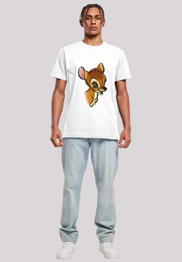 F4NT4STIC Kurzarmshirt F4NT4STIC Herren Bambi Drawing with T-Shirt Round Neck (1-tlg)