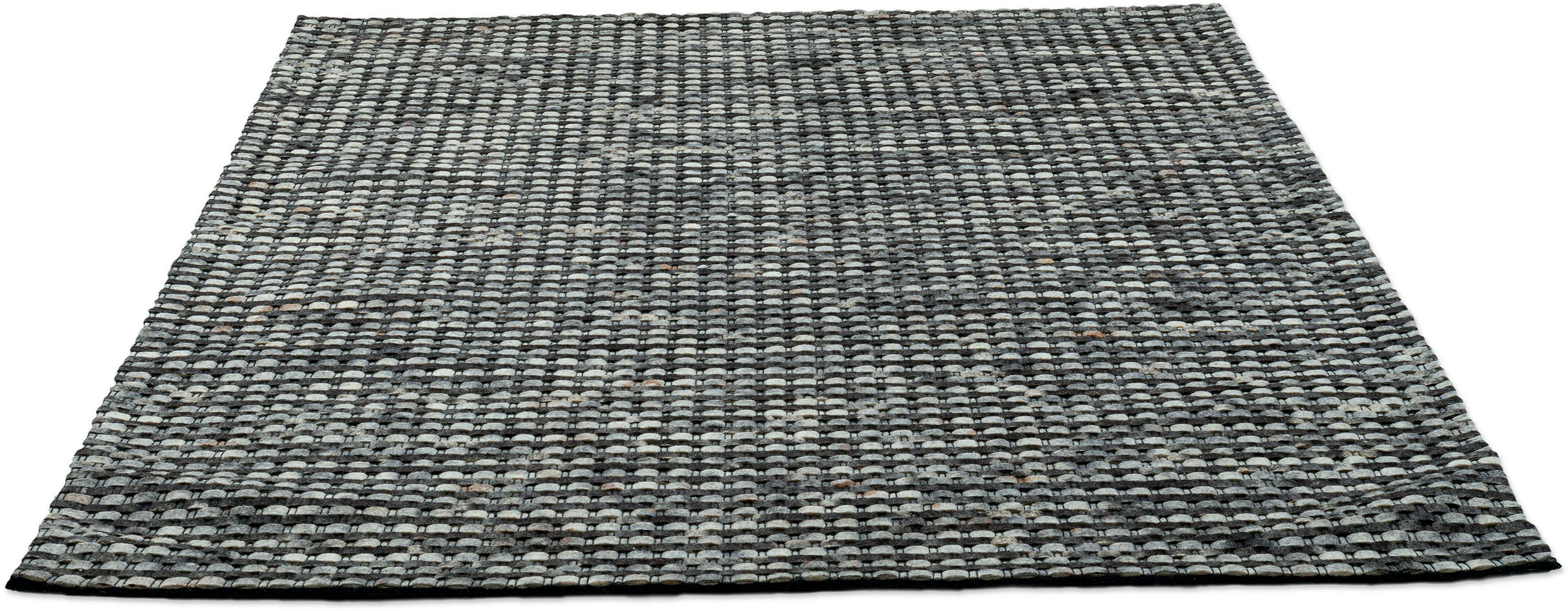 Wollteppich Tauern, THEKO, rechteckig, Höhe: 10 mm, Handweb Teppich, reine Wolle, handgewebt