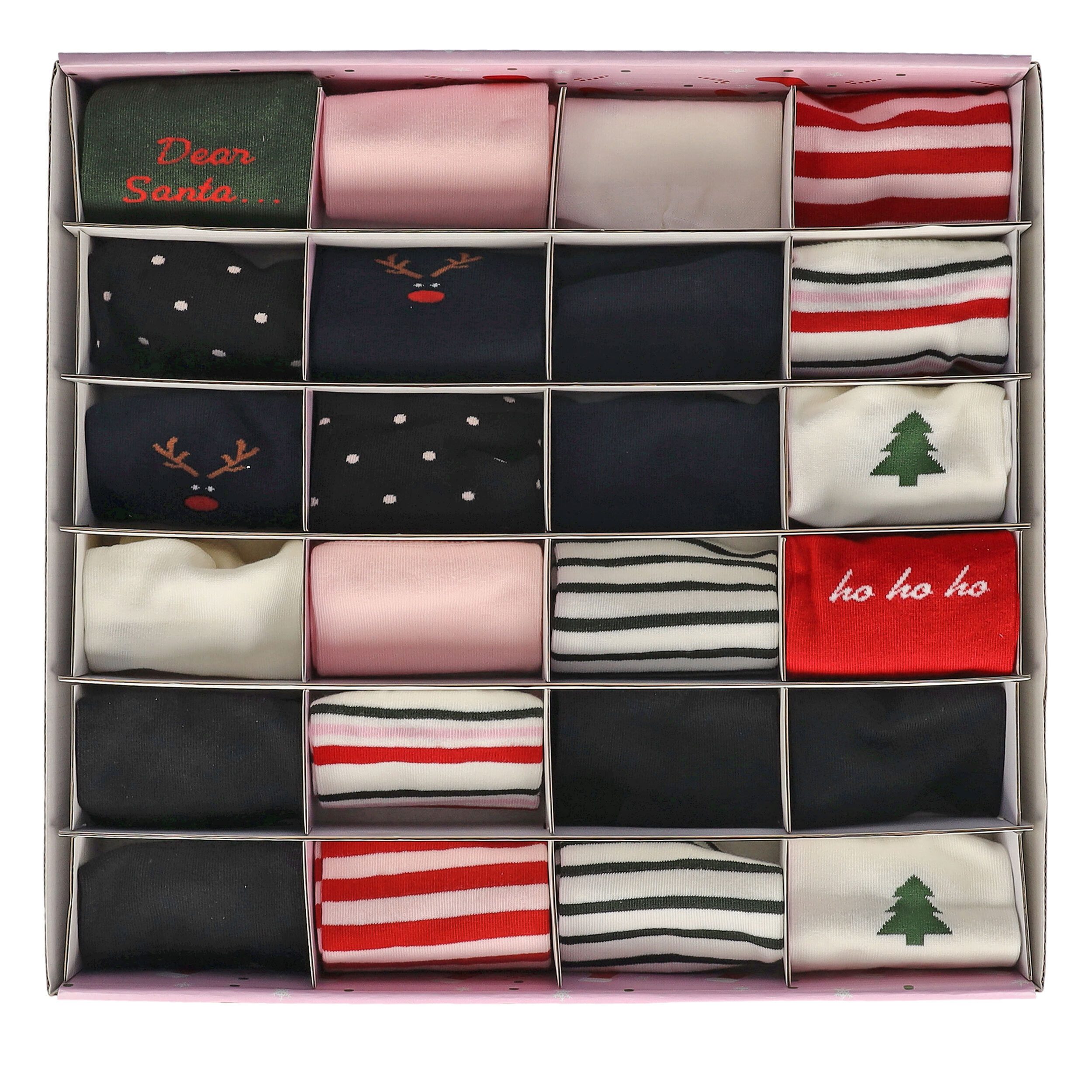 Hudson Basicsocken Christmas Calendar (1-Paar) 13 Paar Socken