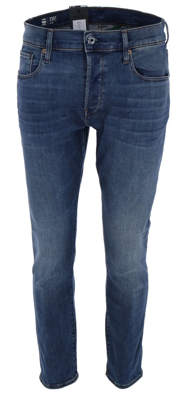 G-STAR Stretch-Hose 3301 Slim vintage medium aged (1-tlg) günstig online kaufen