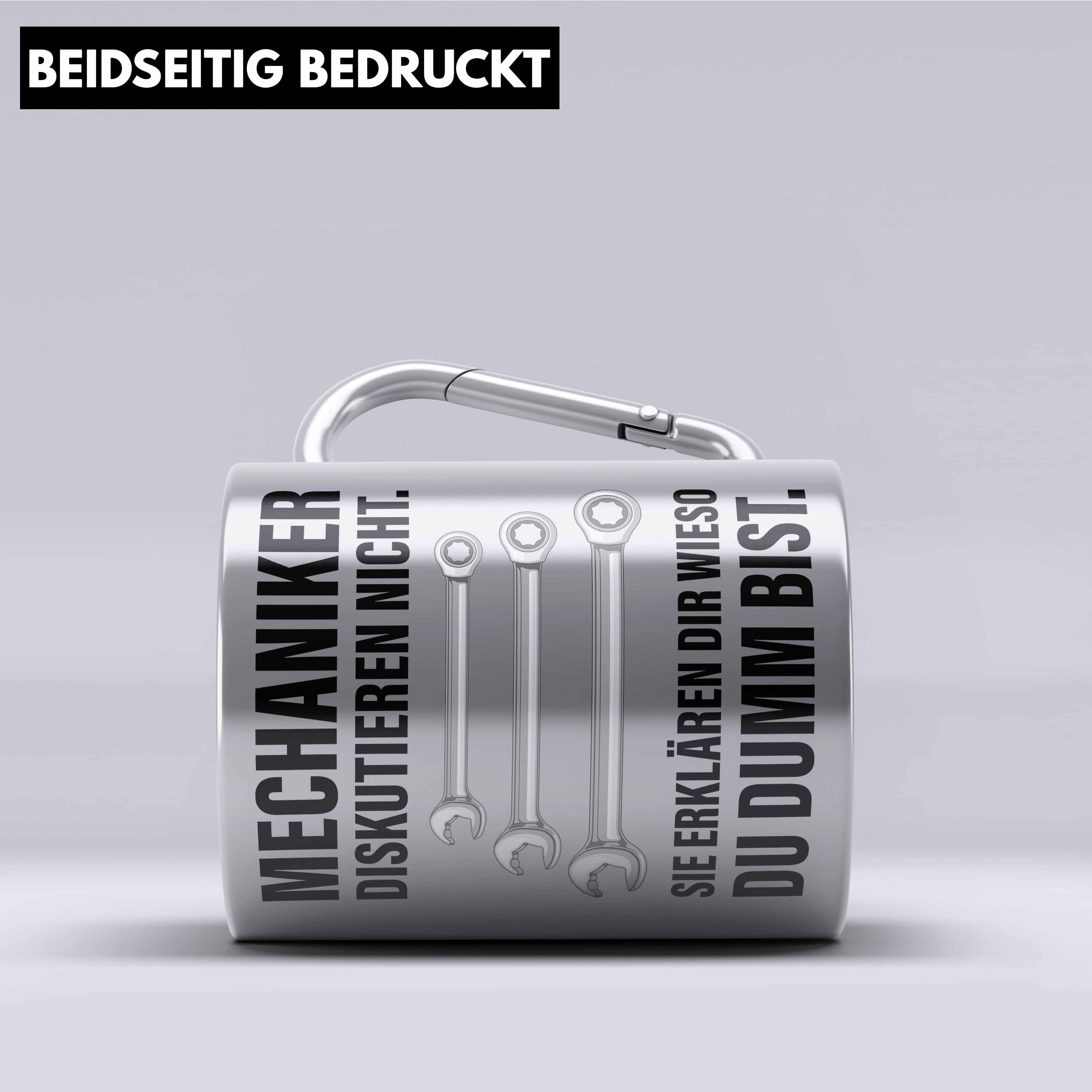 Trendation Thermotasse KFZ Mechaniker Geschenk Lustig Edelstahl Tasse Automechaniker Mechatro