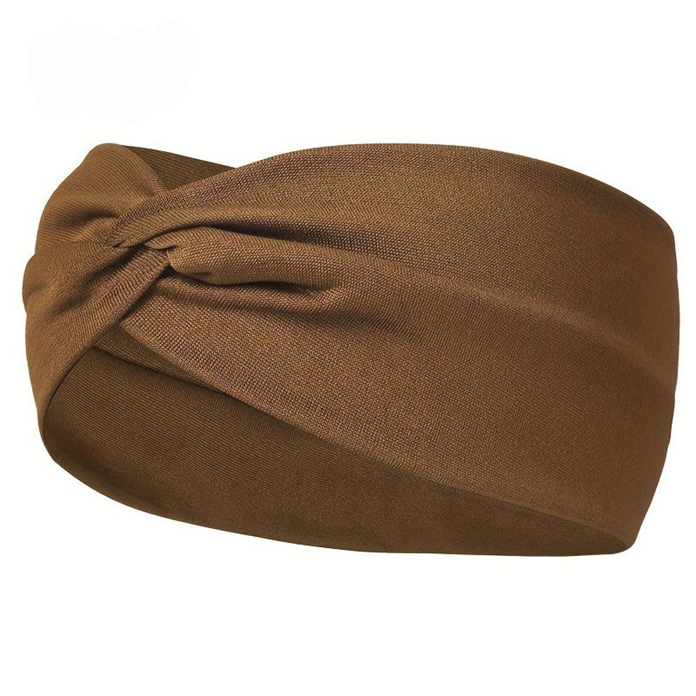 XDeer Haargummi 6 Stück Haarband Damen,Breite Stirnband Damen, für Yoga Sport Mehrfarbig