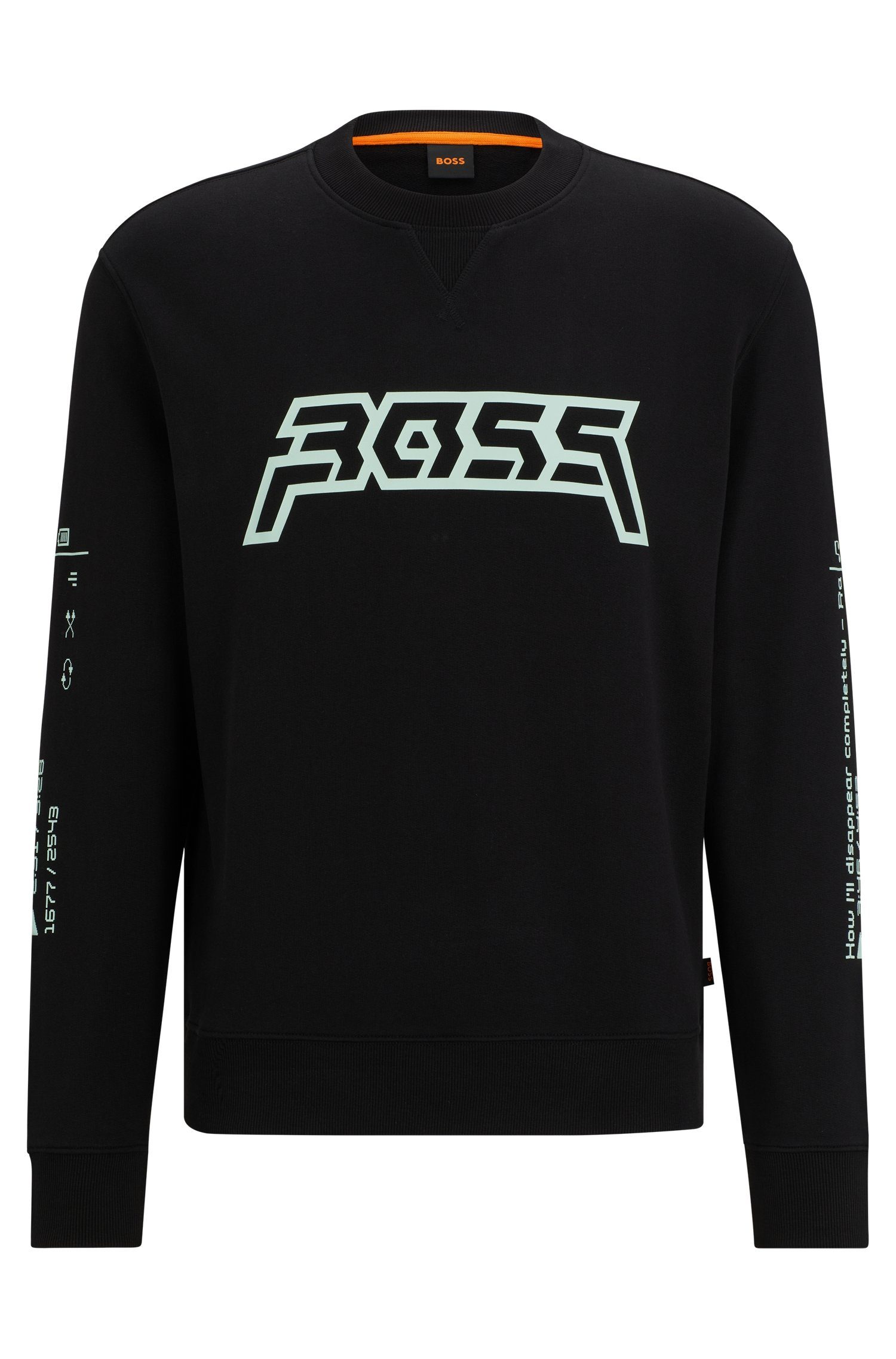 BOSS ORANGE Sweatshirt WeGrafix mit BOSS Schriftzug