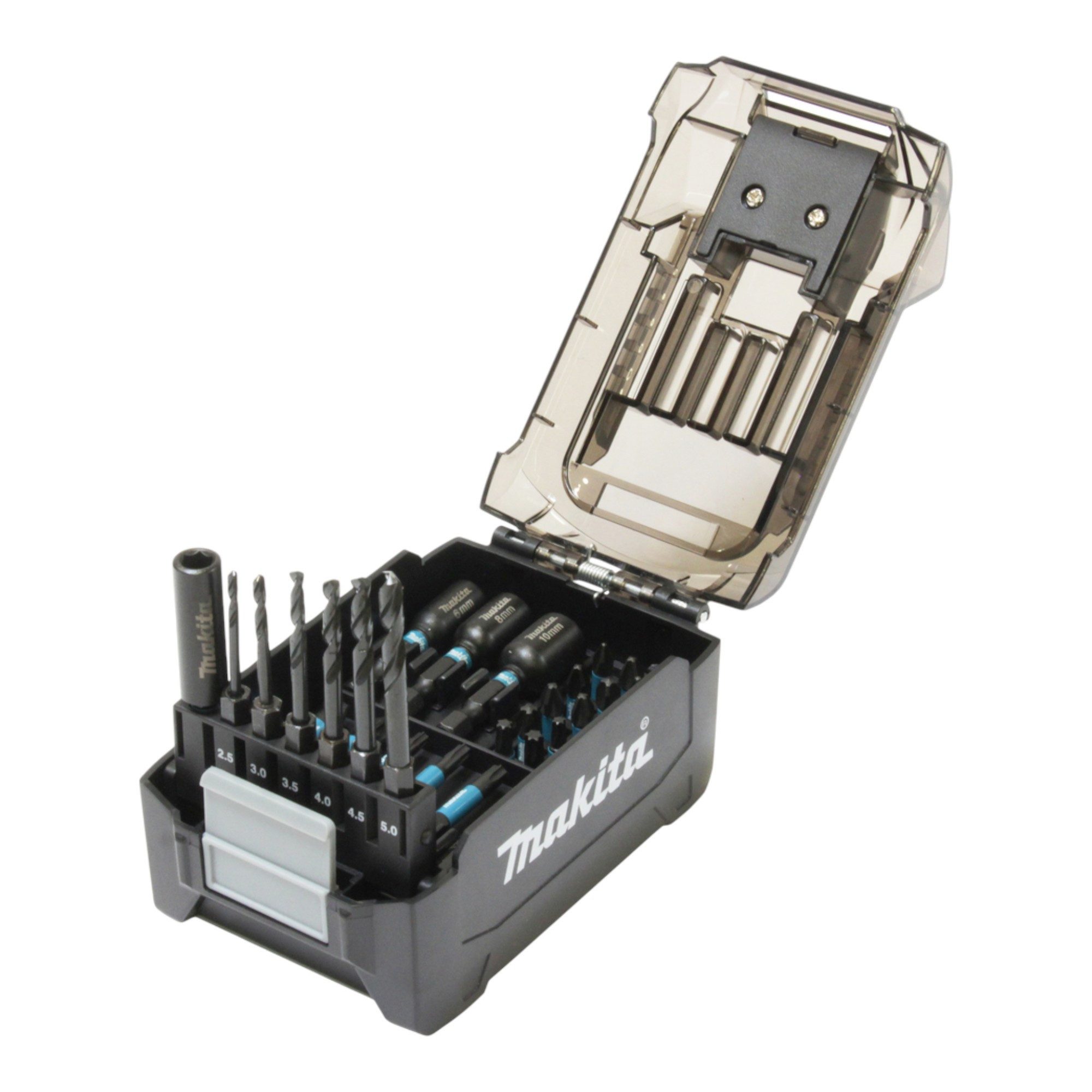 Makita Bit-Set E-22866 Bit und Bohrer Set 31 tlg. Impact Black S2-Stahl