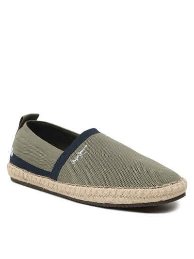 Pepe Jeans Espadrilles Tourist Camp Knit PMS10313 Khaki Green 765 Espadrille