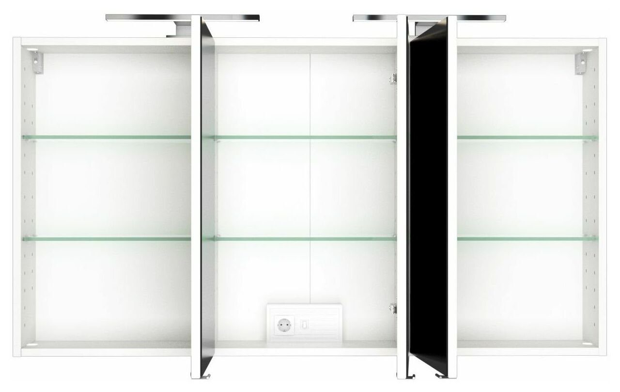 HELD MÖBEL Spiegelschrank Baabe 120 cm weiß