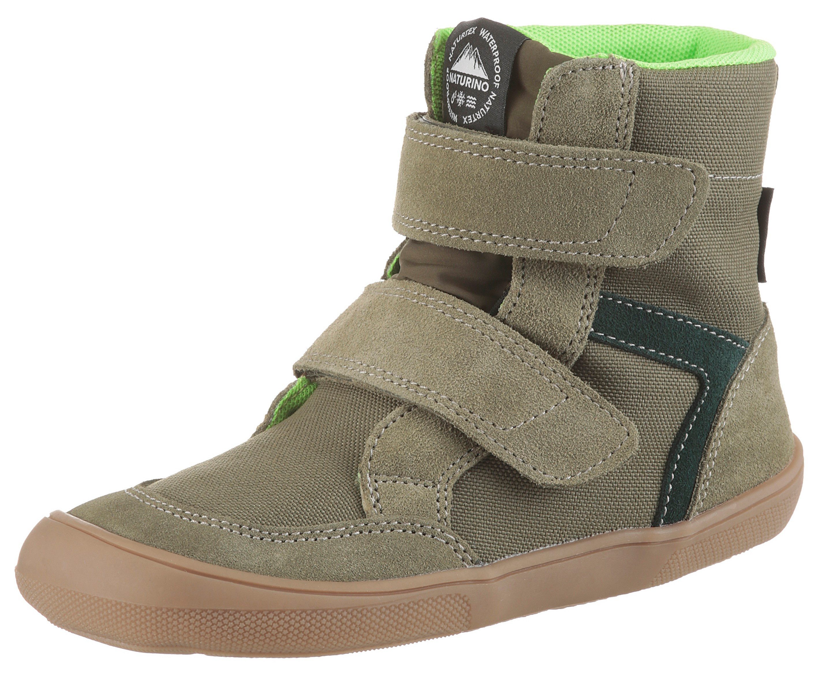 Naturino BAREFOOT KODDAS VL Winterstiefel Klettstiefel mit Wollfutter, Größenschablone zum Download