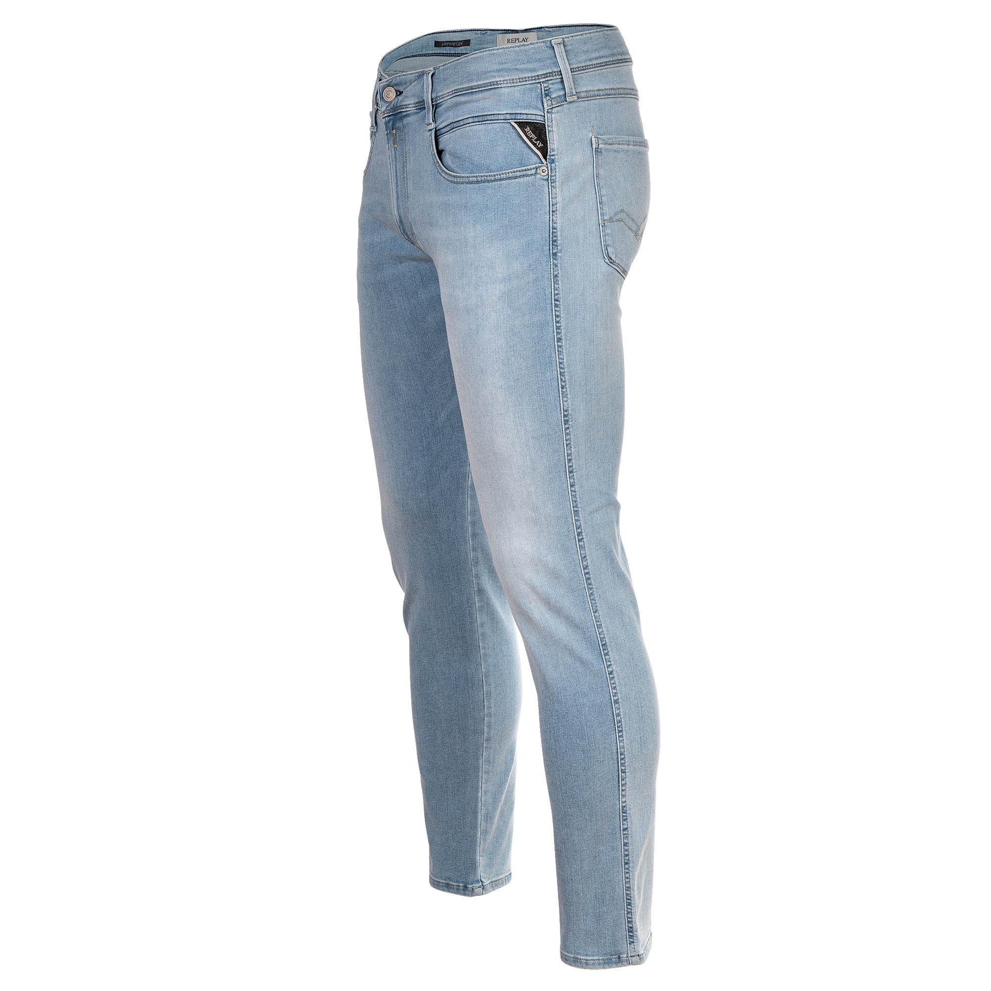 Replay Regular-fit-Jeans Herren Jeans Baumwolle Hyperflex günstig online kaufen