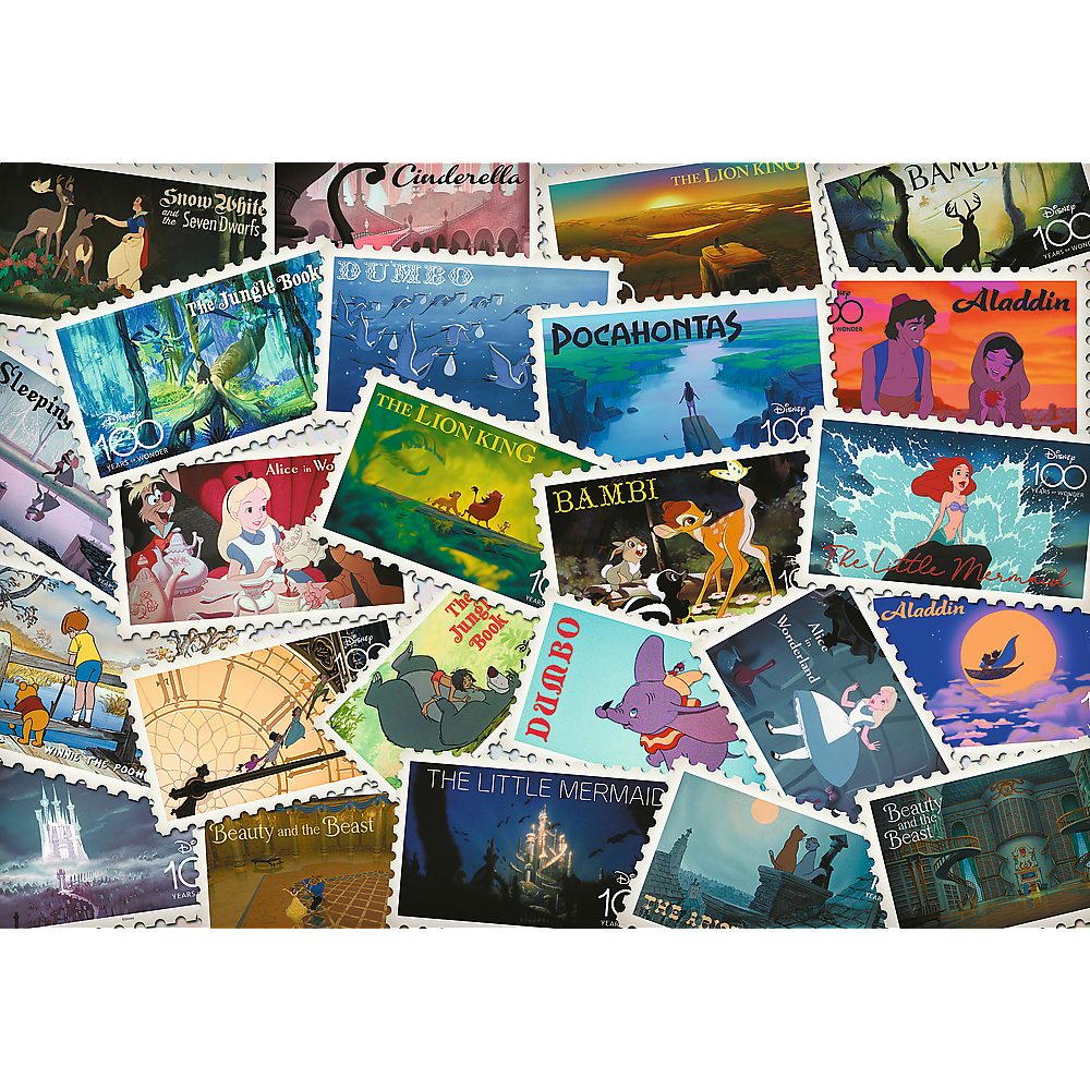 Made Briefmarken in Trefl 100 Europe 10760 1000 Puzzle Trefl Puzzleteile, Disney Sammlung, Jahre