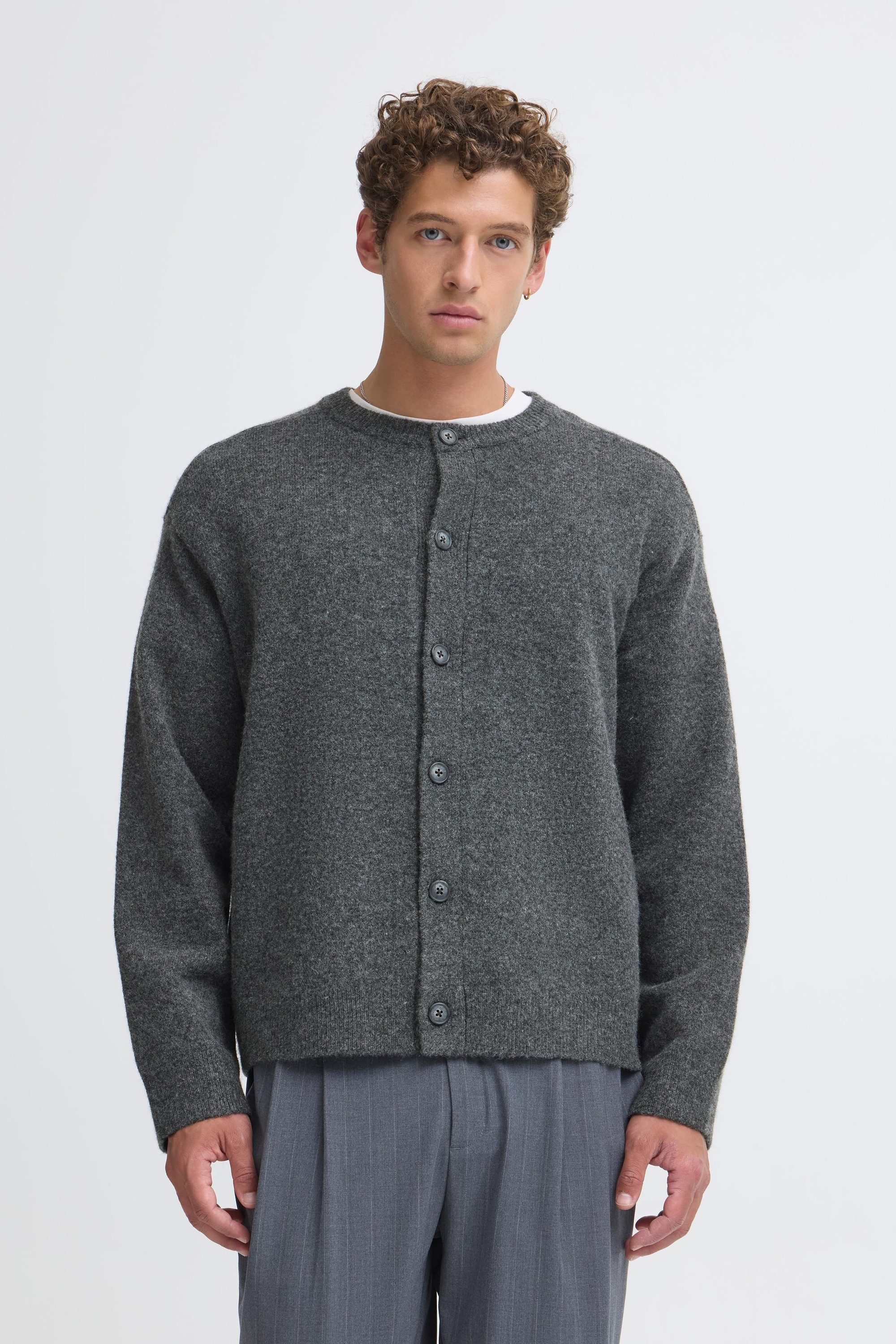 Casual Friday Strickjacke CFAiko Bequeme Strickjacke im Relaxed Fit