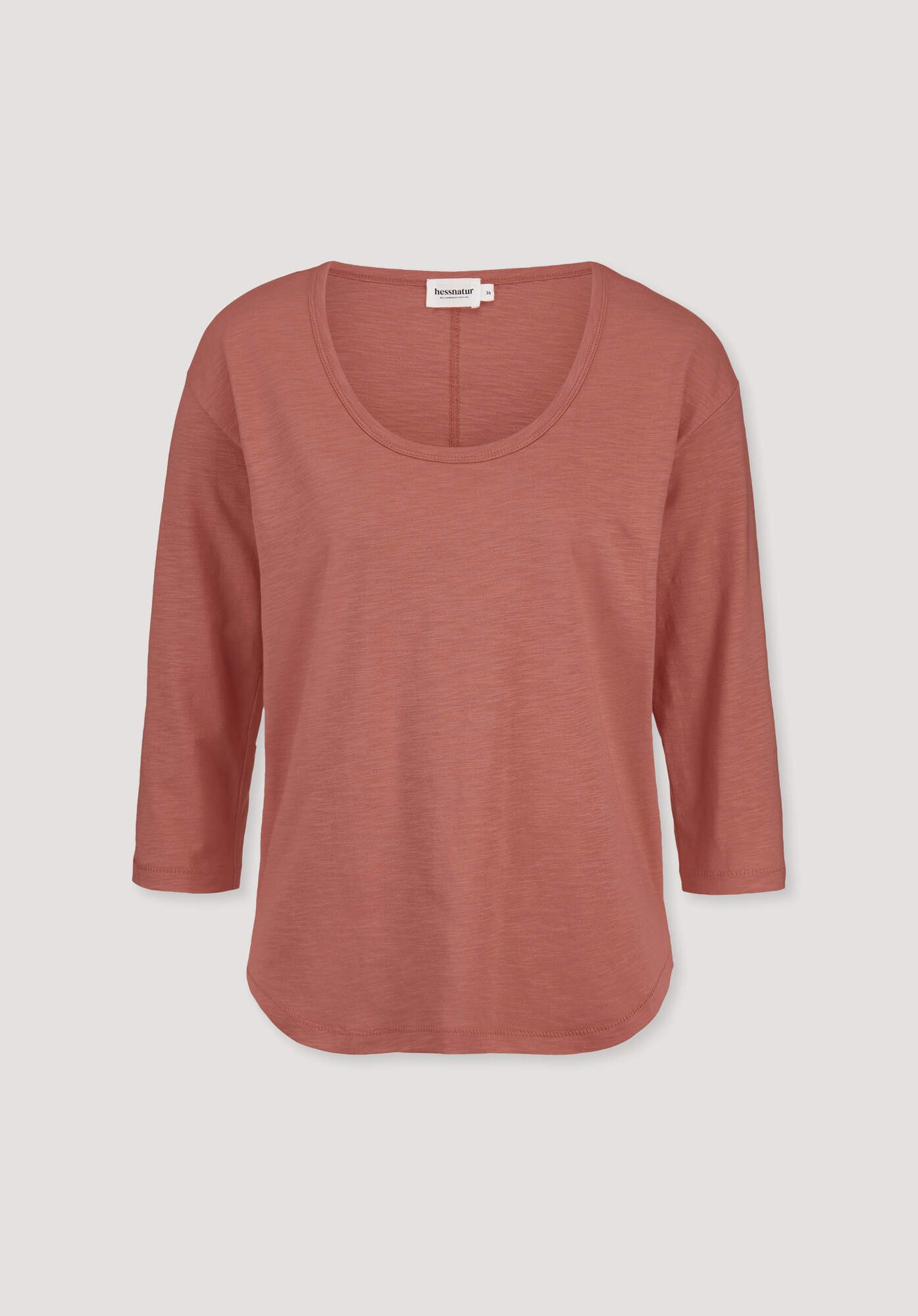 Hessnatur T-Shirt aus reiner Bio-Baumwolle (1-tlg)