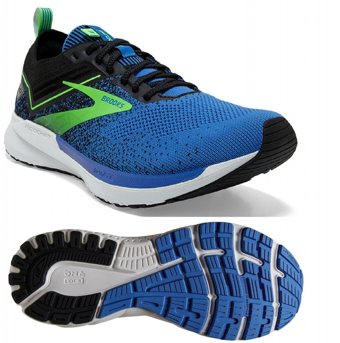 Brooks Brooks Ricochet 3 Herren Running Laufschuhe 110361 1D 494 Laufschuh