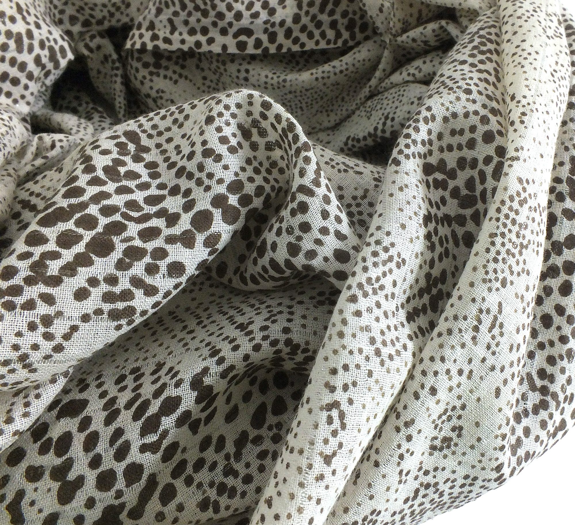 Tamaris Loop Tamaris Scarf, (1-St. 1-teilig), Damen Loop-Schal Baumwolle Reptil-Look