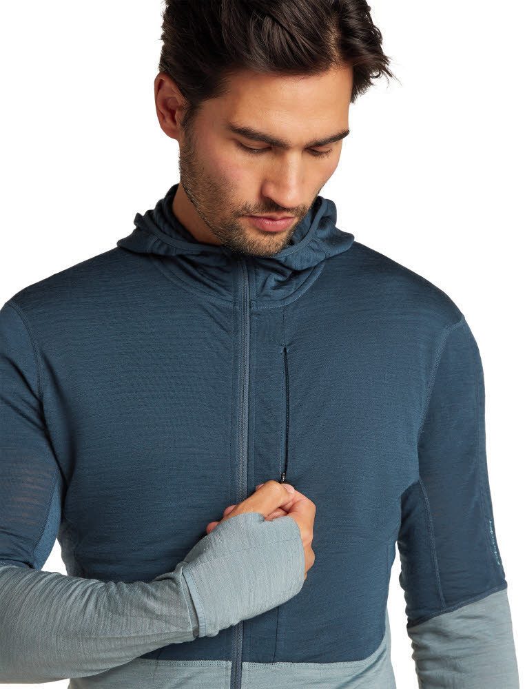 ICEBREAKER Fleecejacke HE Mer 200 Realfleece Descender LS Zip H