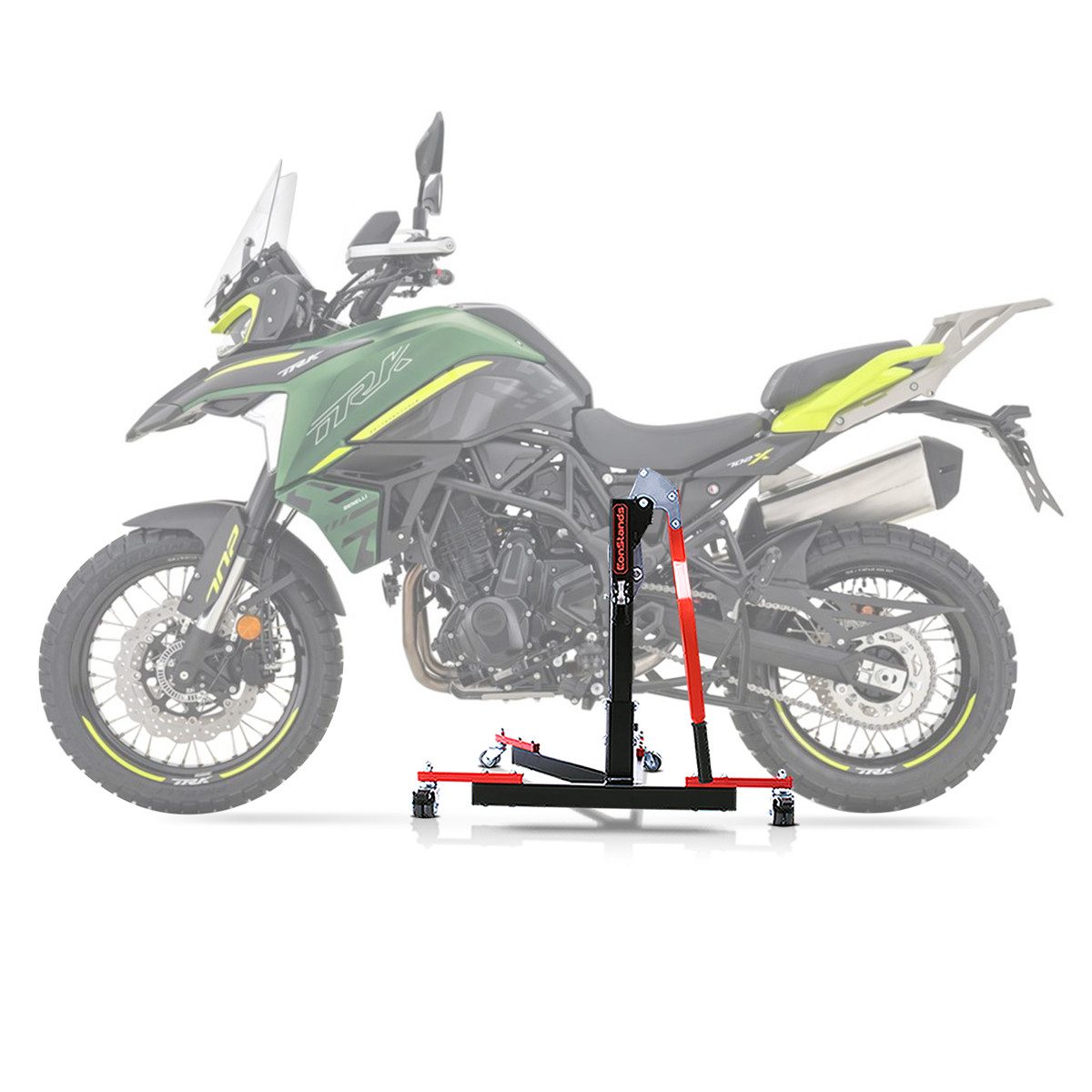 ConStands Motorradheber CS Power Evo-Zentralständer für Benelli TRK 702 23-26 Rot