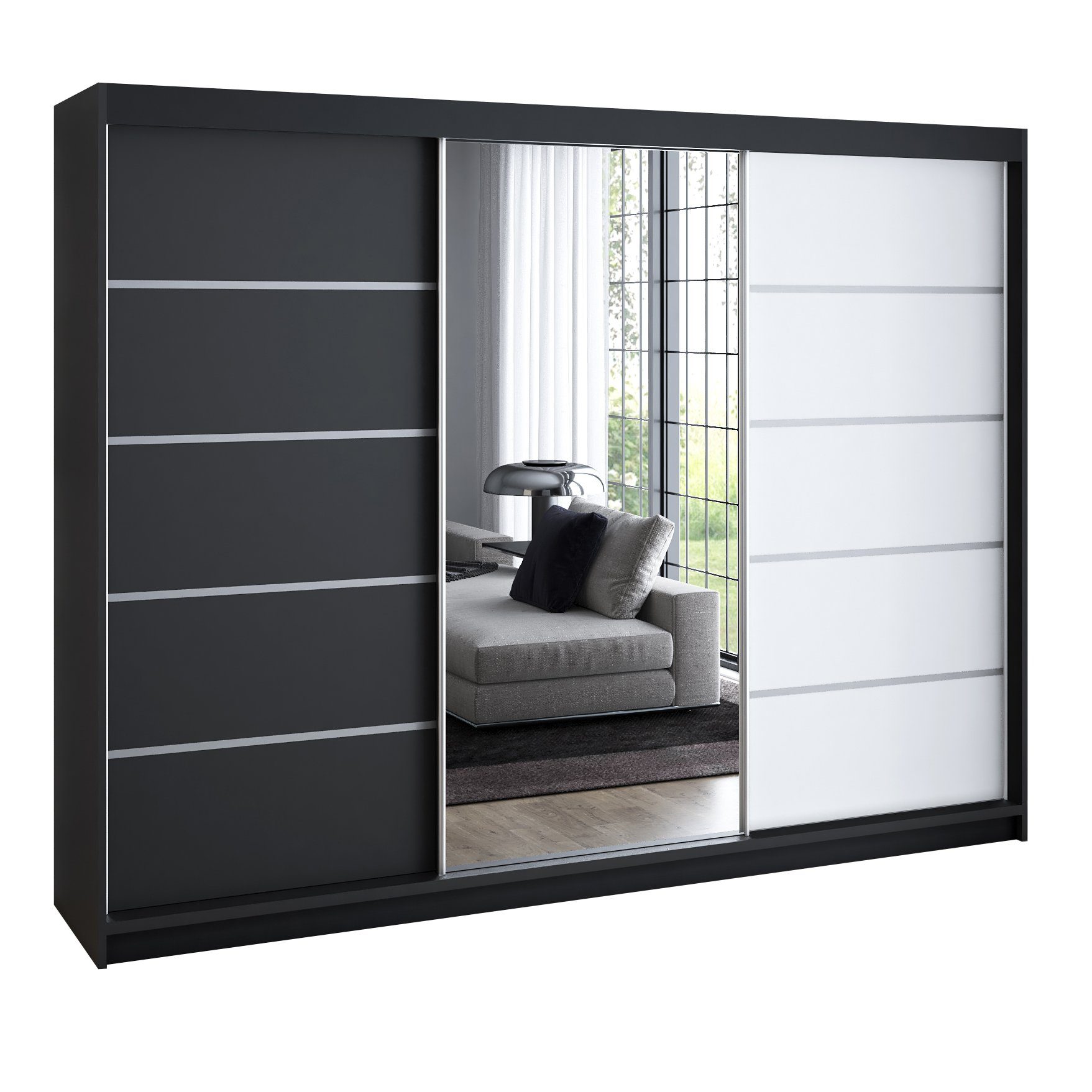 A&J MöbelLand GmbH Schwebetürenschrank VILANO 1 günstig online kaufen