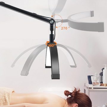 Welikera LED Schreibtischlampe 24 Zoll Halbmondlicht für Wimpern,Tattoo,Kosmetikerin Licht,2800LM,36W