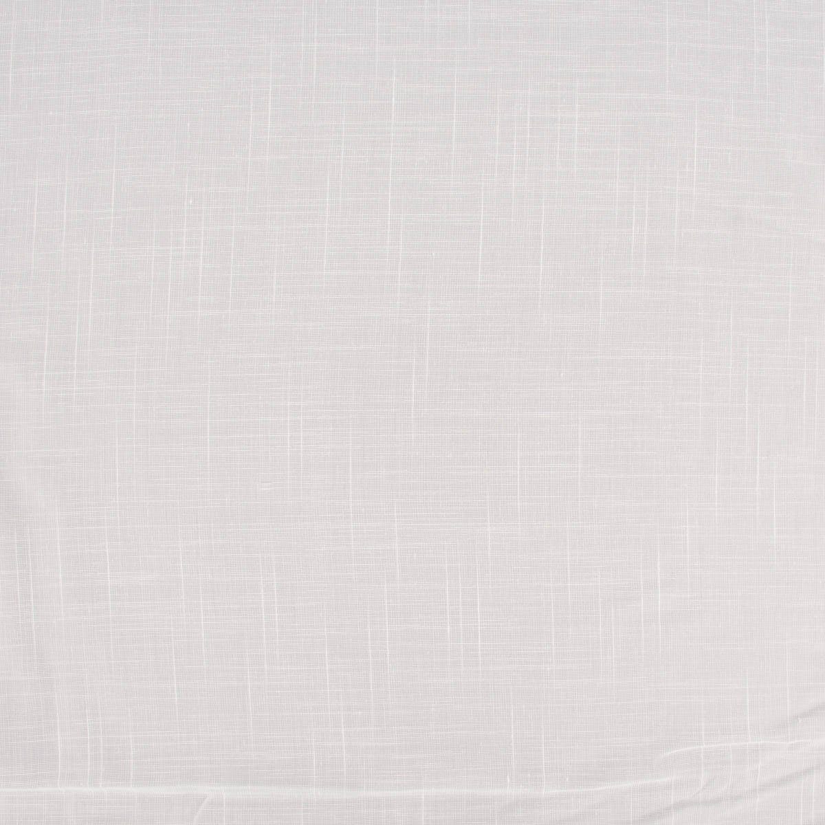 SCHÖNER LEBEN. Meterware Gardinenstoff Gardinenstores zarte Leinenstruktur ecru Meterware 180cm, leicht perforiert, Kunstfaser, mit Bleiband, pflegeleicht, überbreit